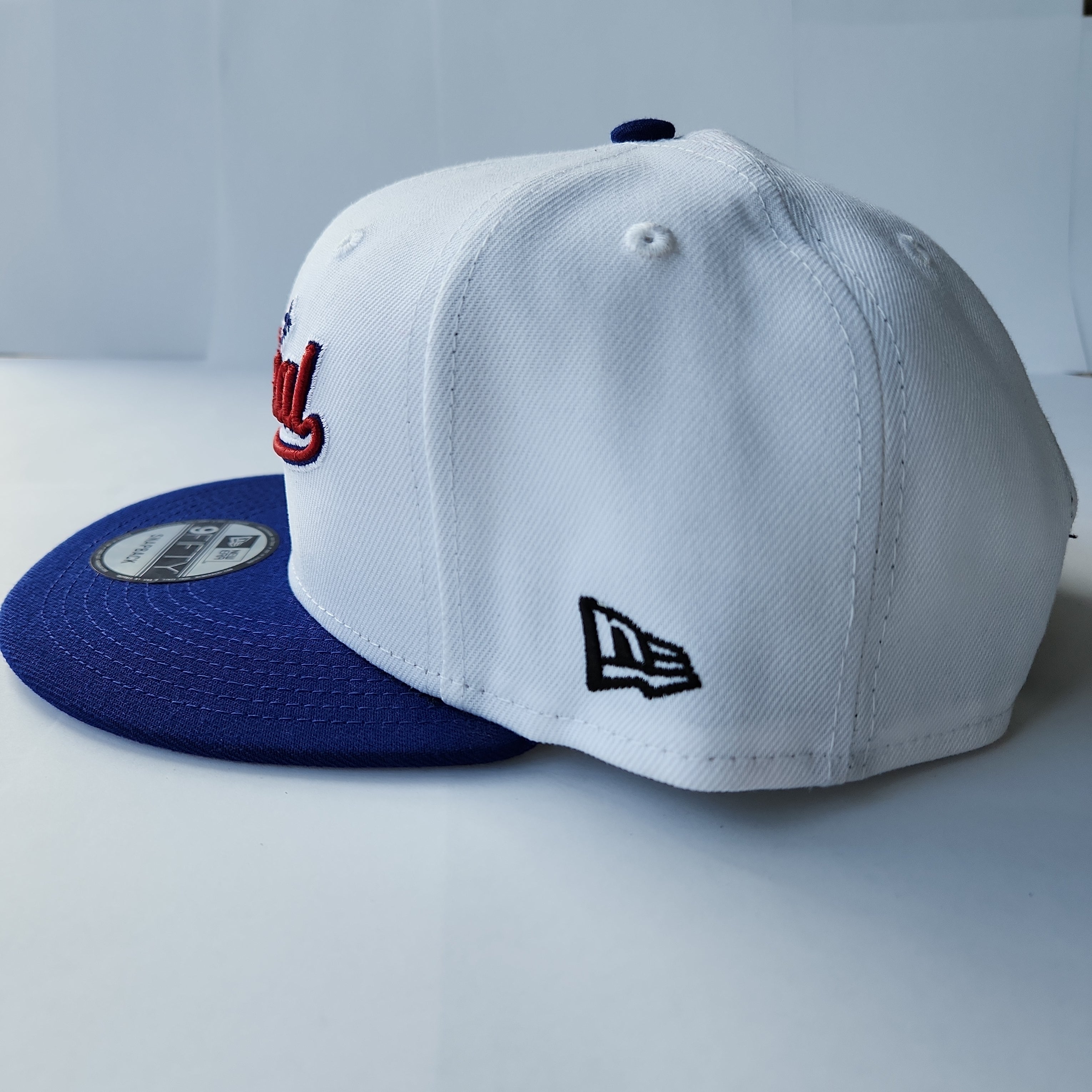 Expos de Montréal MLB New Era Snapback blanc 9Fifty 35e anniversaire Cooperstown pour hommes