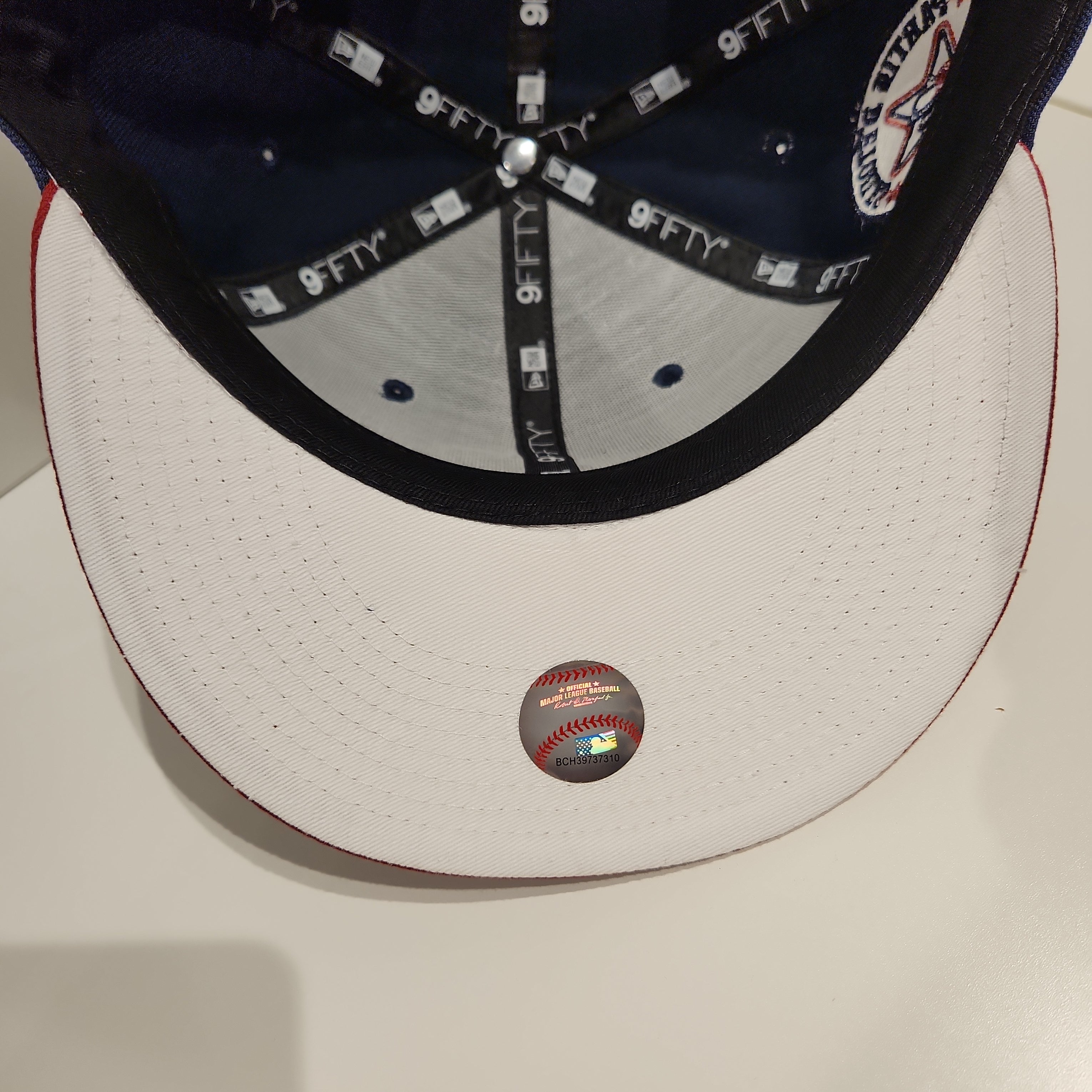 Expos de Montréal MLB New Era pour hommes, bleu marine 9Fifty 1982 All Star Game Cooperstown Snapback