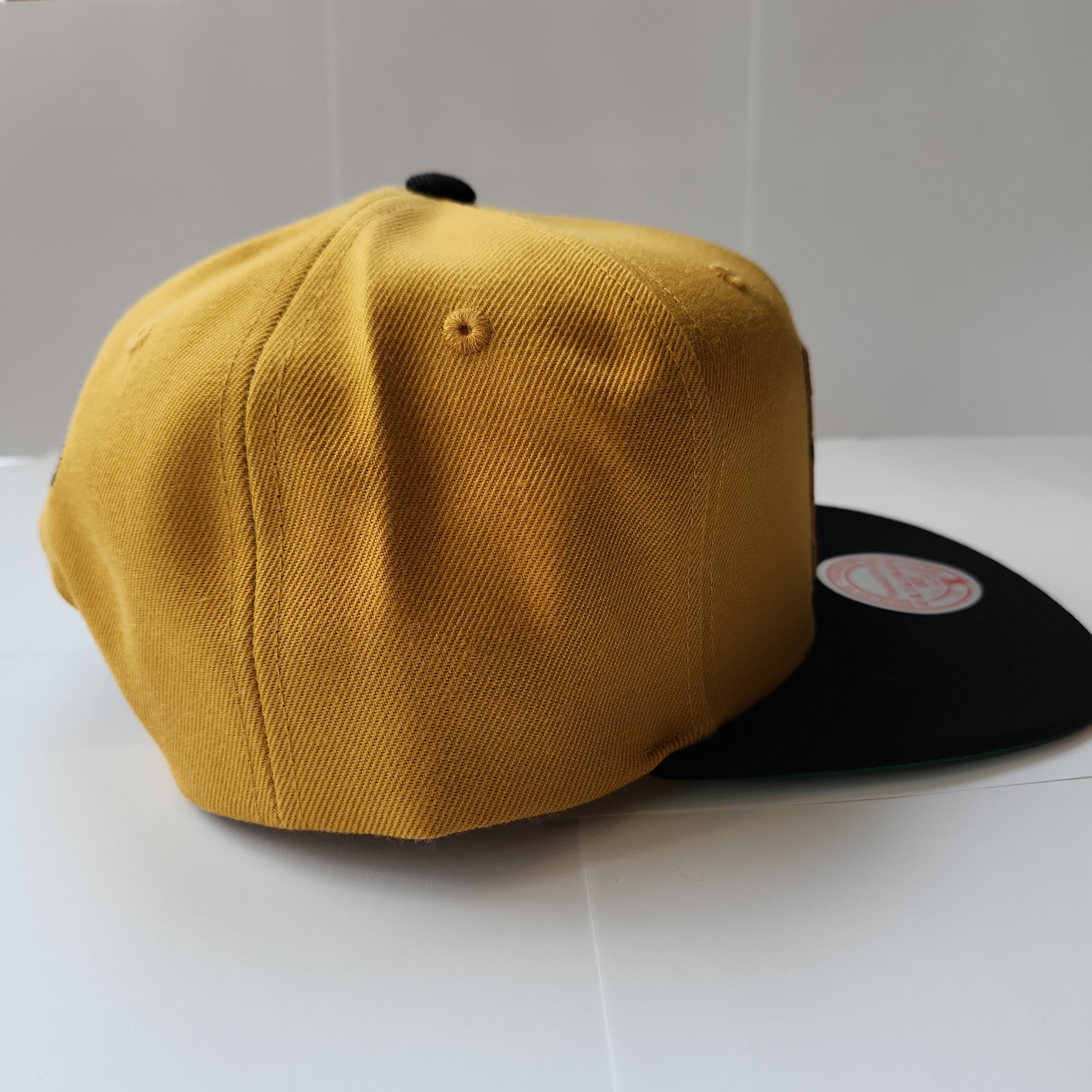 Toronto Raptors NBA Mitchell & Ness Moutarde Gym Stallion Snapback pour hommes