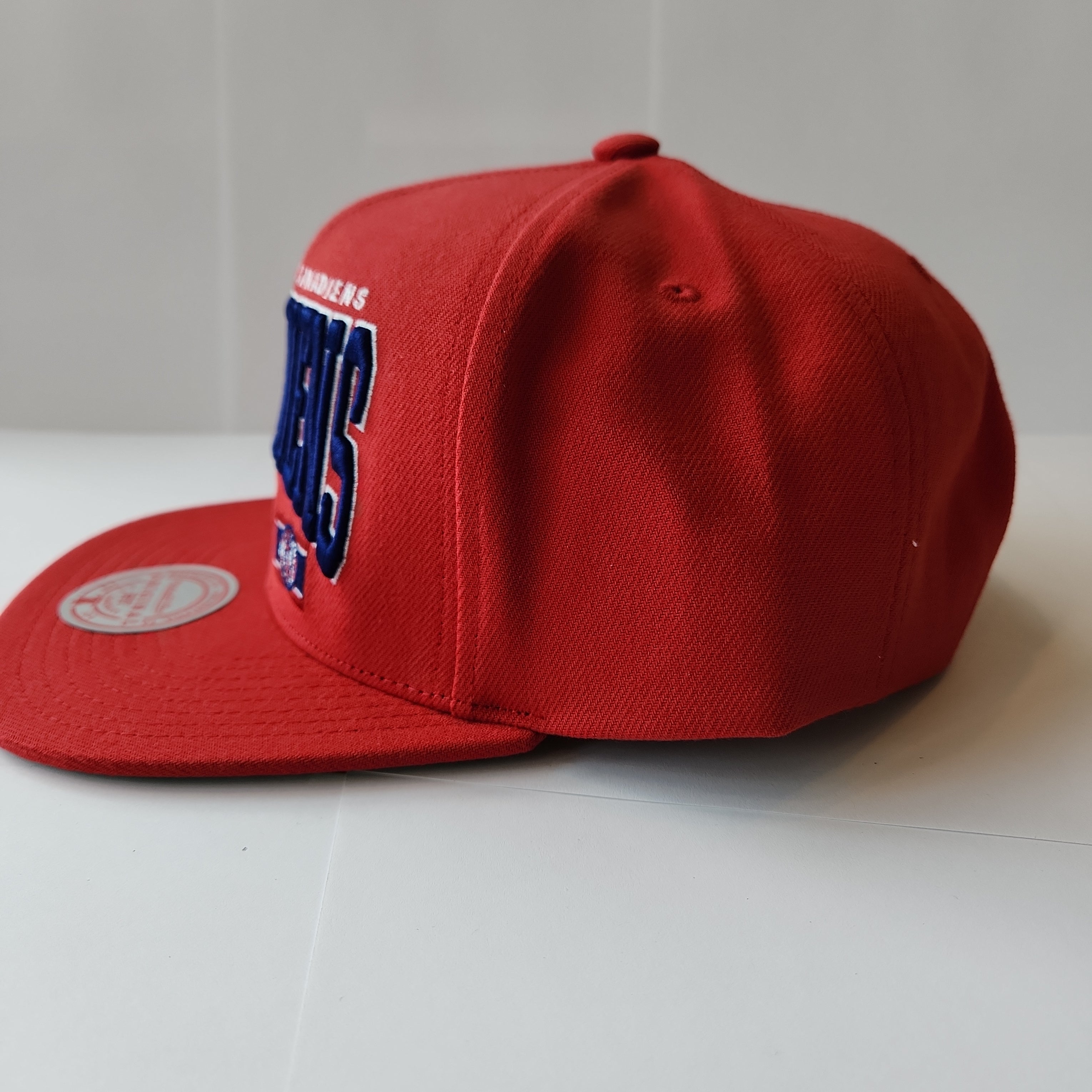 Casquette Snapback rouge Champ Stack des Canadiens de Montréal NHL Mitchell & Ness pour hommes
