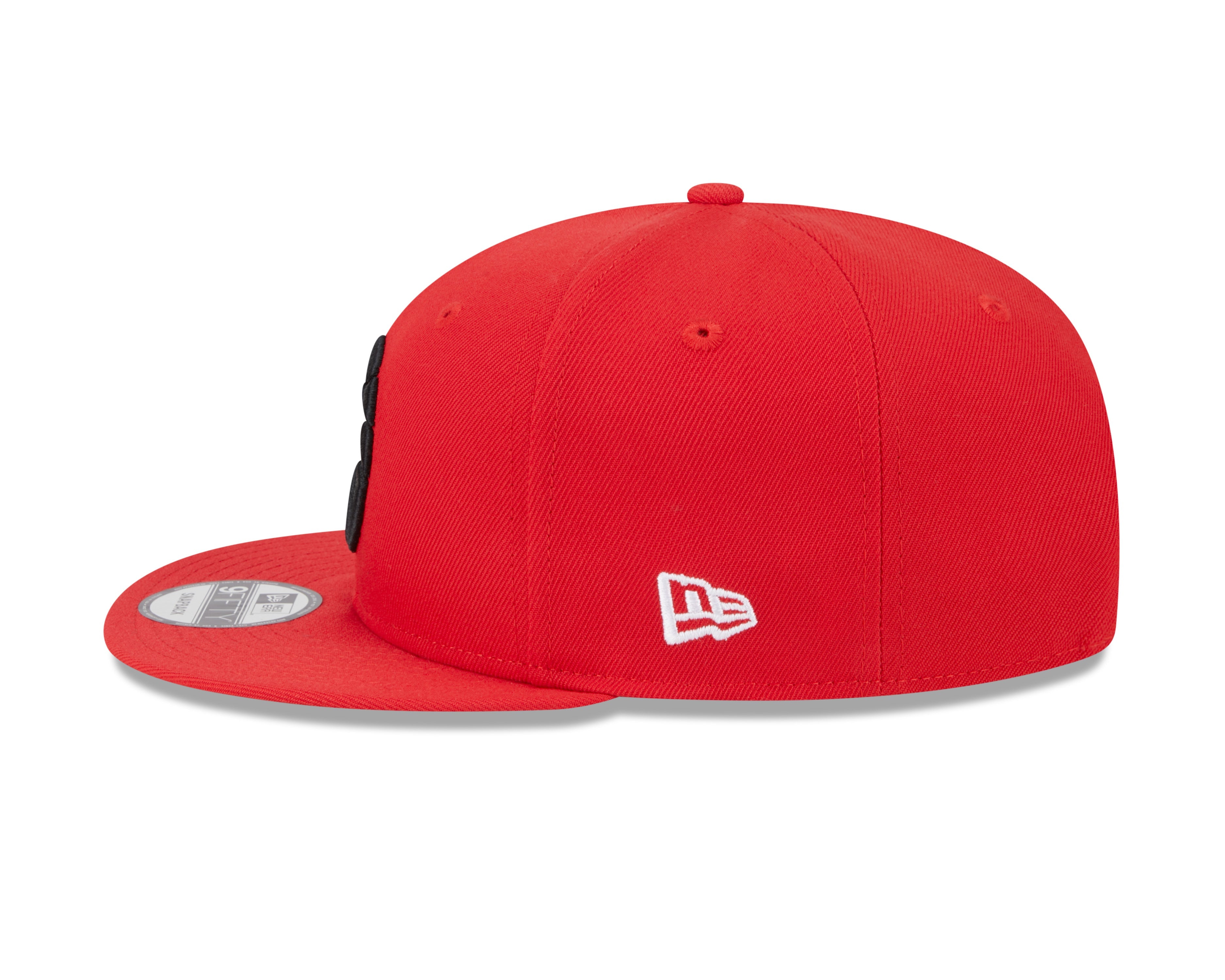 Toronto Raptors NBA New Era Men's Red 9Fifty E3 Two Patch Snapback