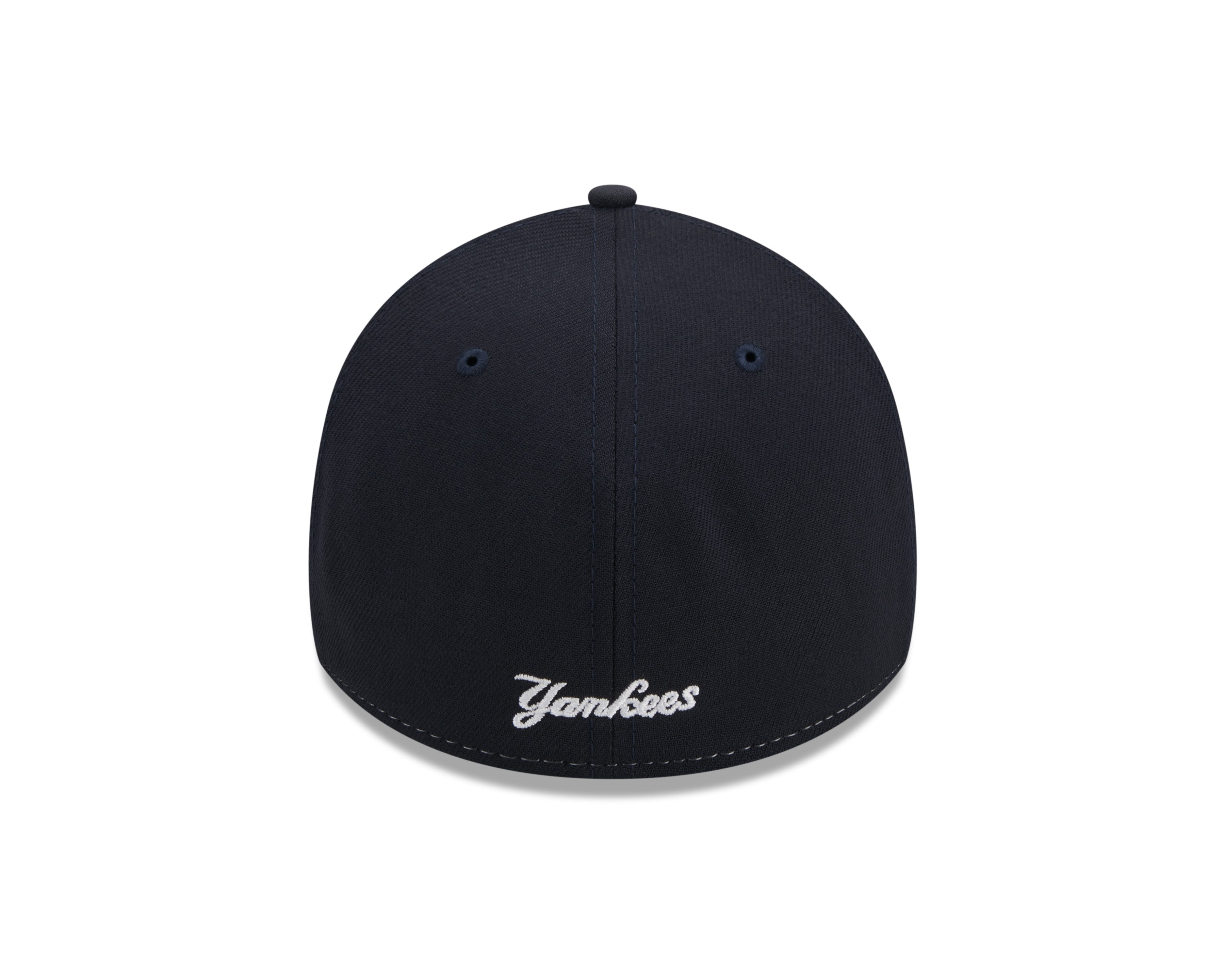 New York Yankees MLB New Era Casquette extensible classique 39Thirty Team gris/bleu marine pour hommes