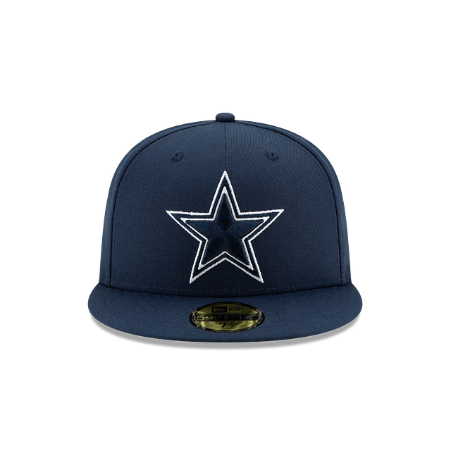 Dallas Cowboys NFL New Era Men's Navy 59Fifty Team Basic Fitted Hat