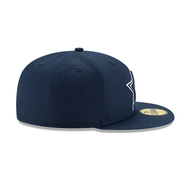 Dallas Cowboys NFL New Era Men's Navy 59Fifty Team Basic Fitted Hat