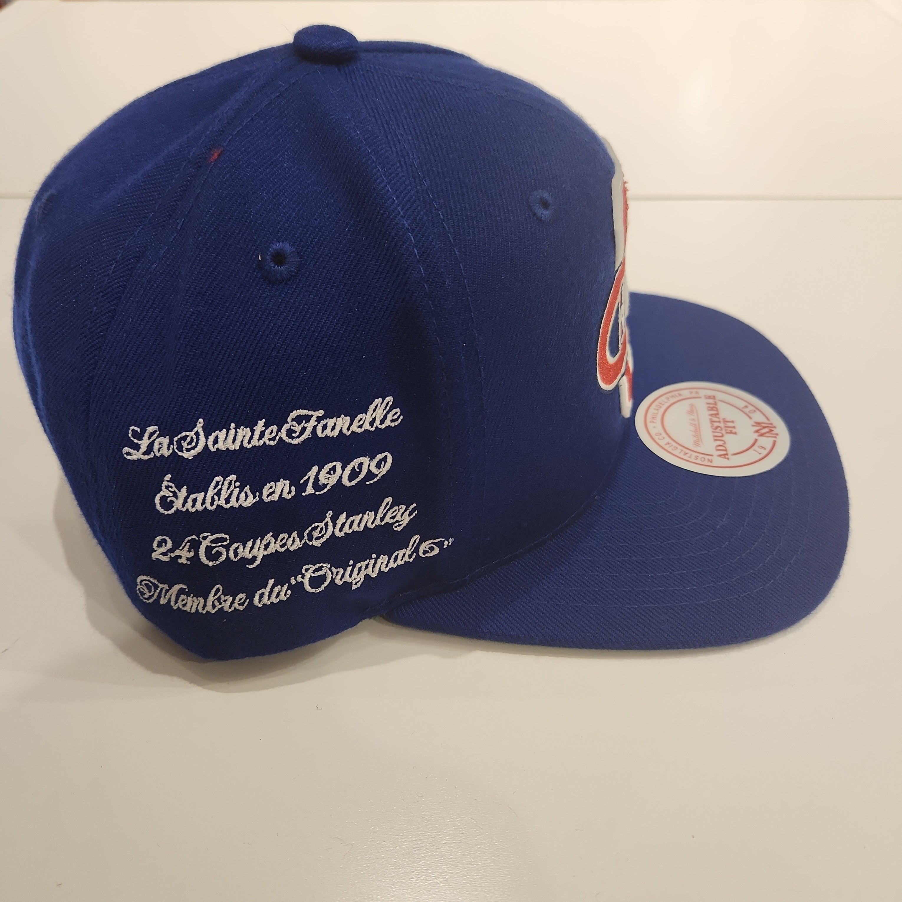 Montreal Canadiens NHL Mitchell & Ness Men's Royal Blue Graduation Snapback