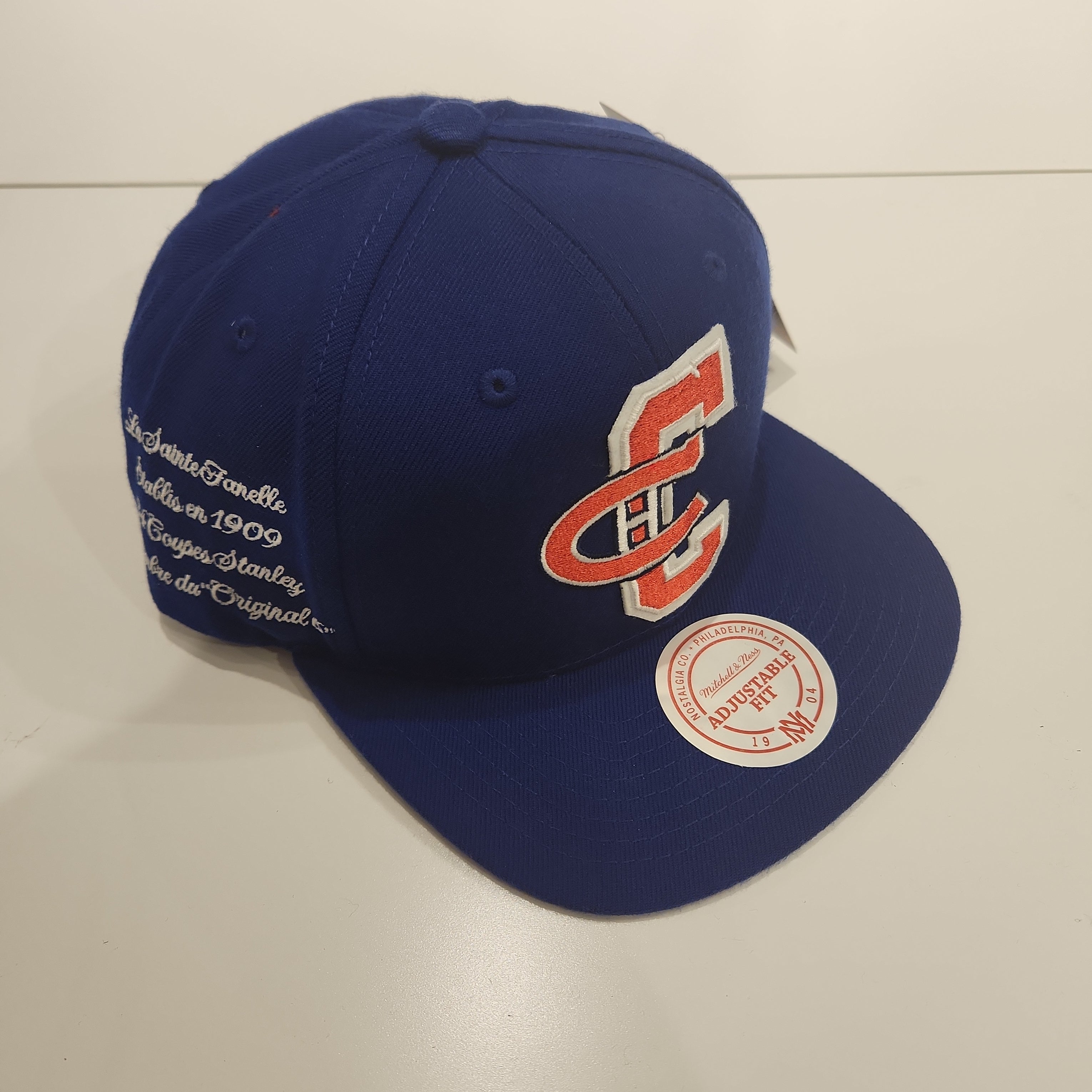 Montreal Canadiens NHL Mitchell & Ness Men's Royal Blue Graduation Snapback