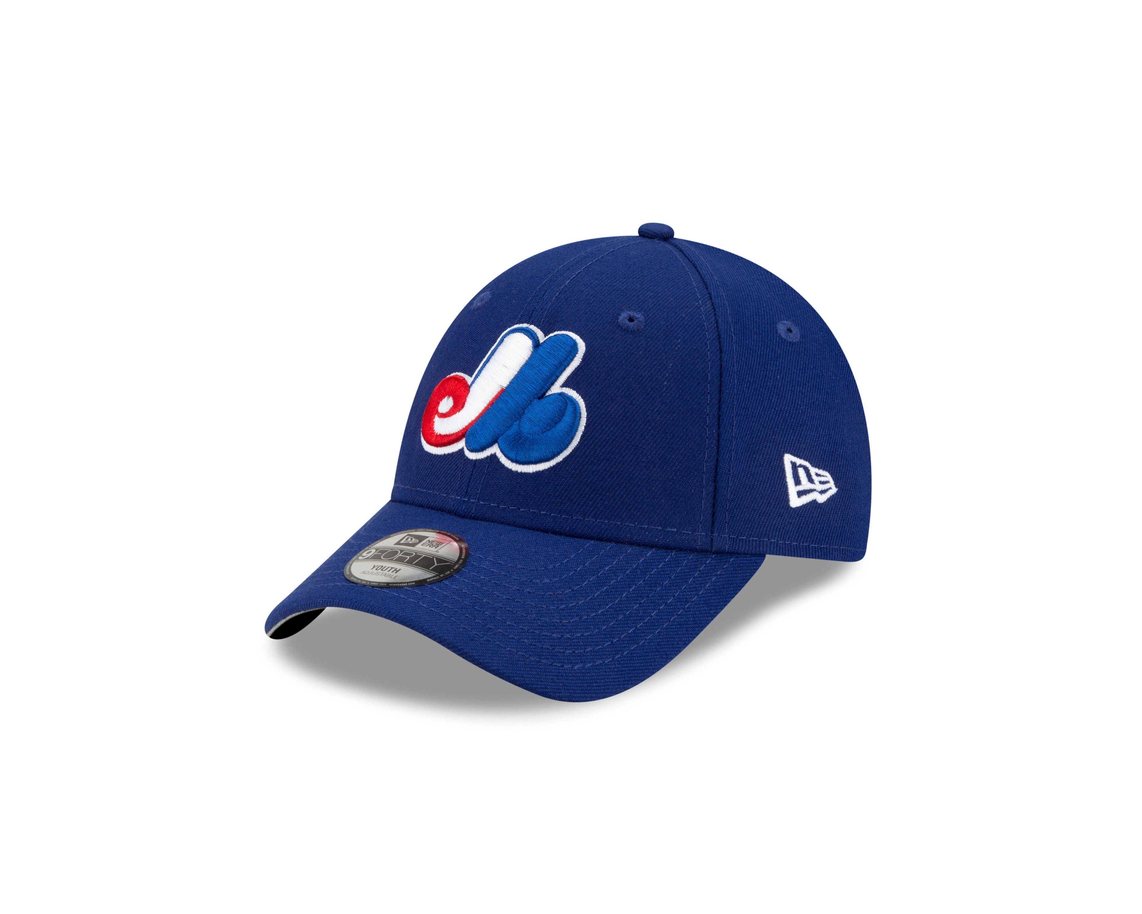 Montreal Expos MLB New Era Youth Royal Blue 9Forty Adjustable Hat