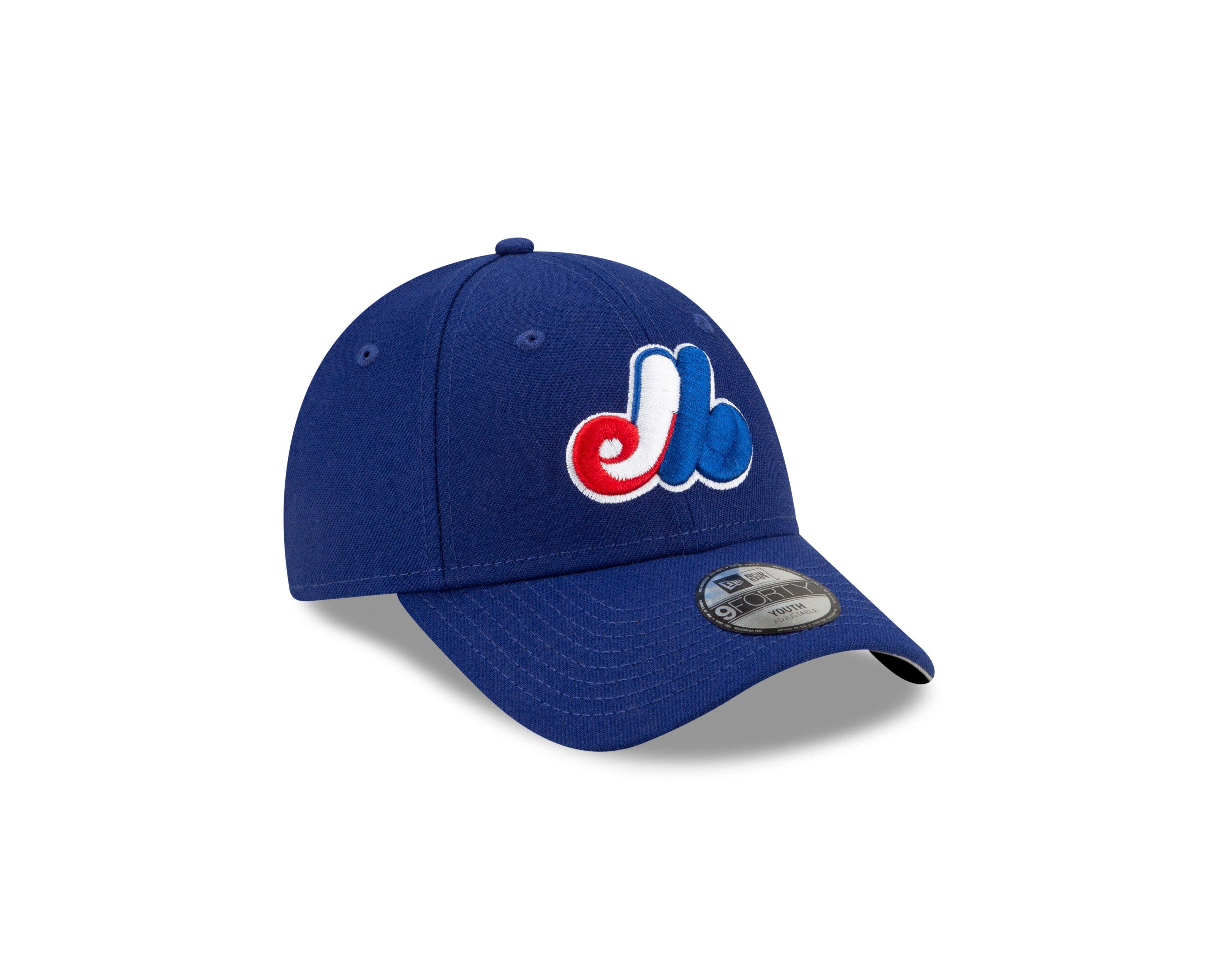 Montreal Expos MLB New Era Youth Royal Blue 9Forty Adjustable Hat