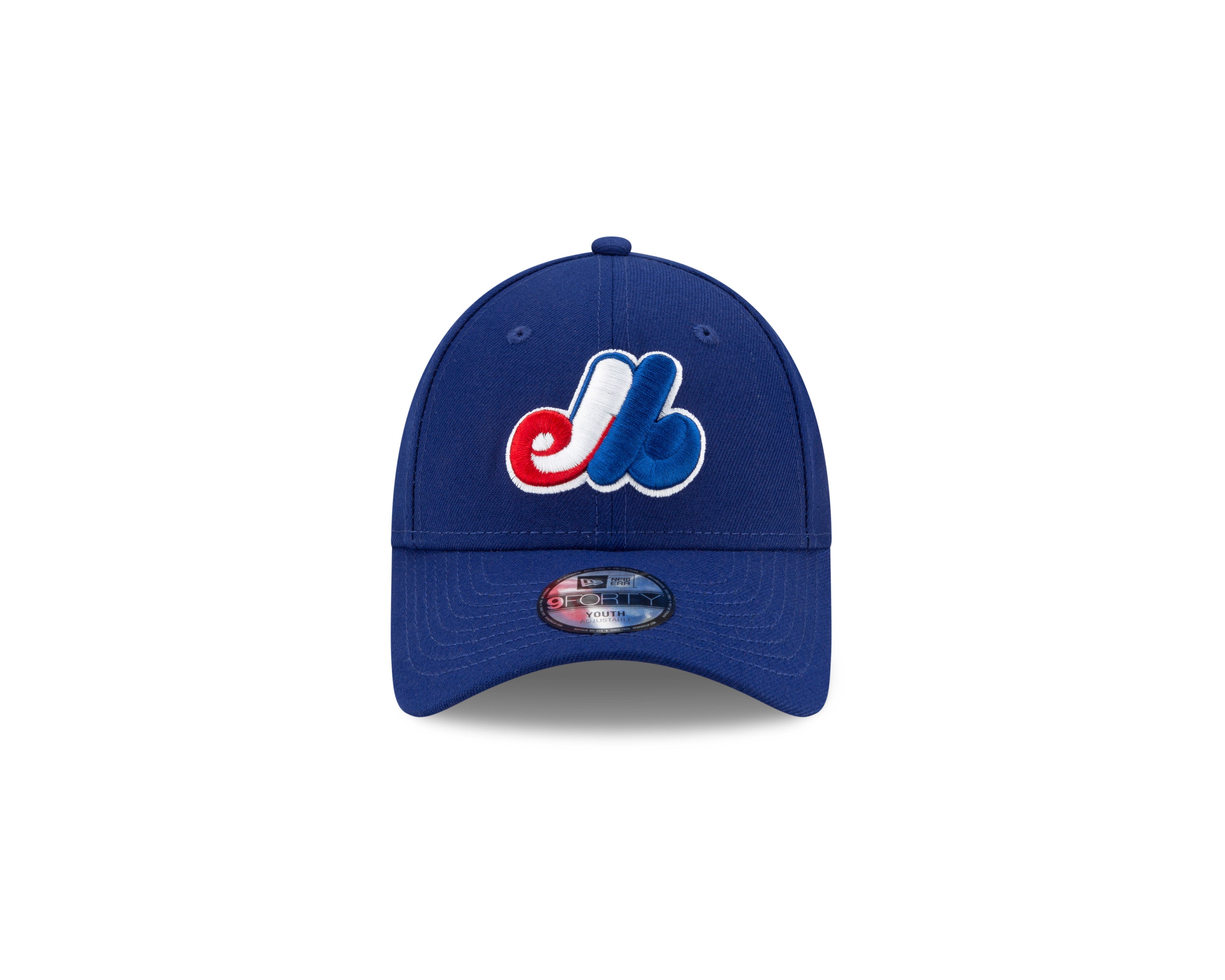 Montreal Expos MLB New Era Youth Royal Blue 9Forty Adjustable Hat