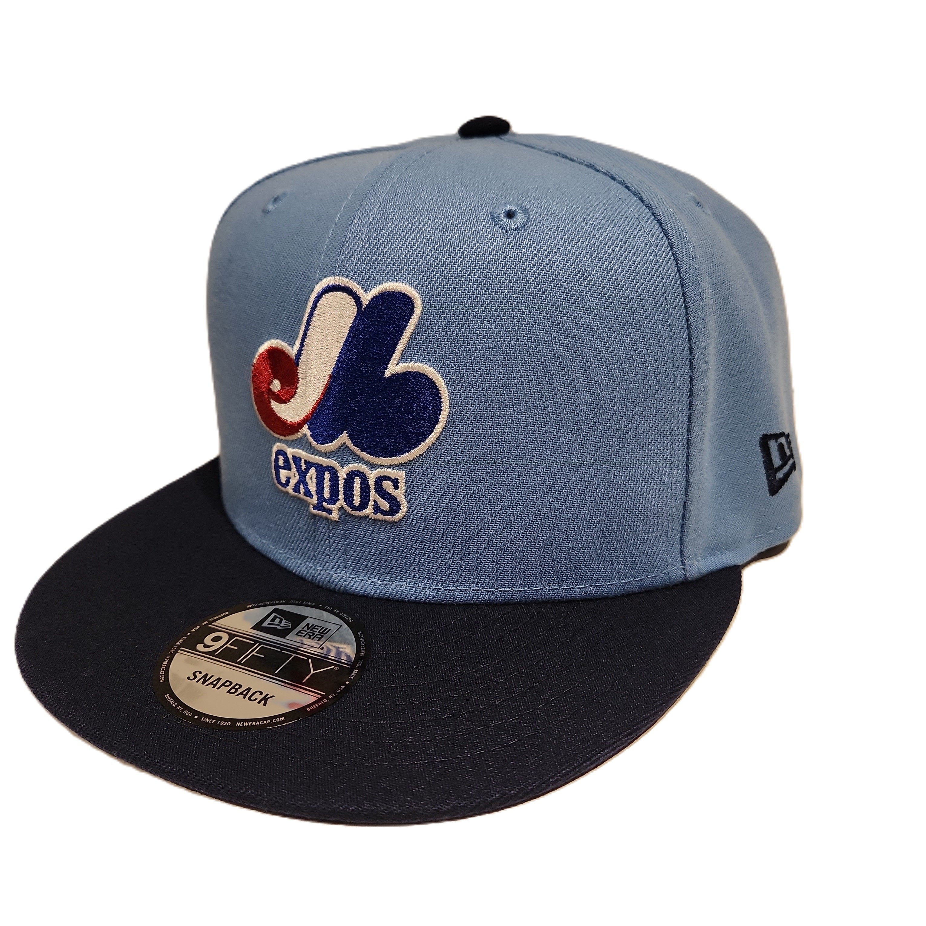 Montreal Expos MLB New Era Men's Light Blue 9Fifty Cooperstown 1982 All Star Game Retro Uniform Snapback