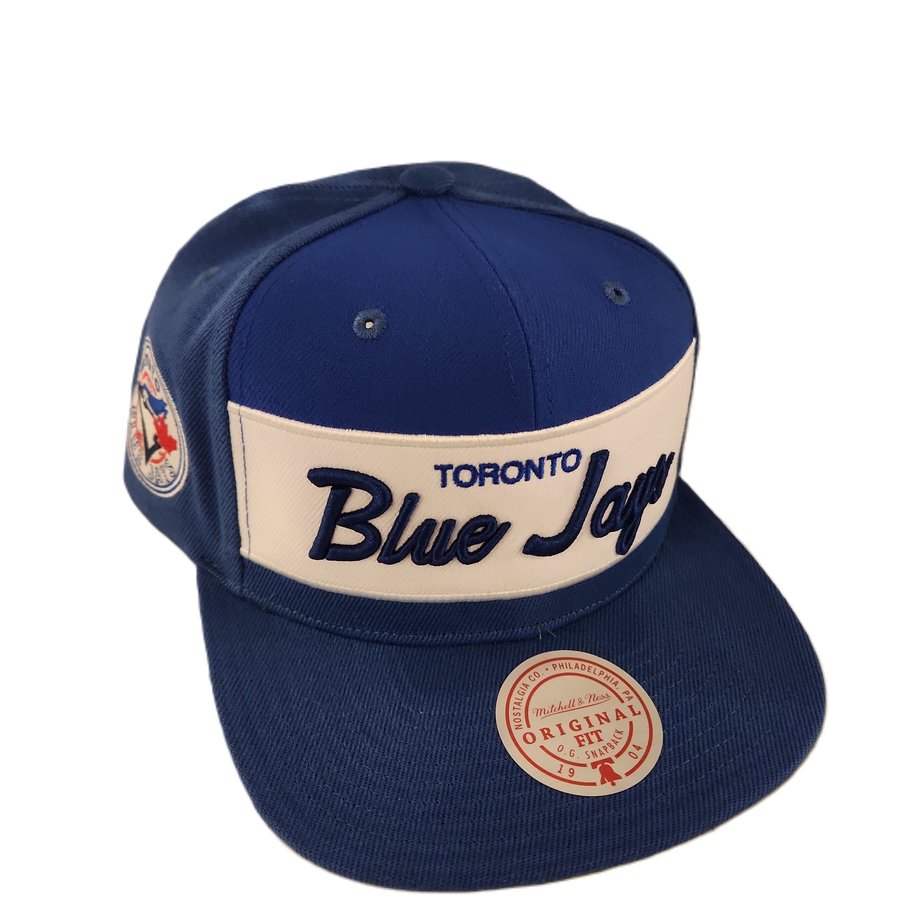 Toronto Blue Jays MLB Mitchell & Ness Men's Navy Retro Sport Snapback