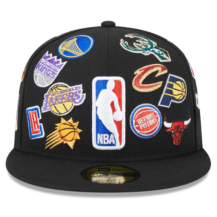 2024 All Star Game NBA New Era Men's Black 59Fifty All Over Fitted Hat