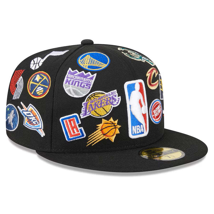 2024 All Star Game NBA New Era Men's Black 59Fifty All Over Fitted Hat