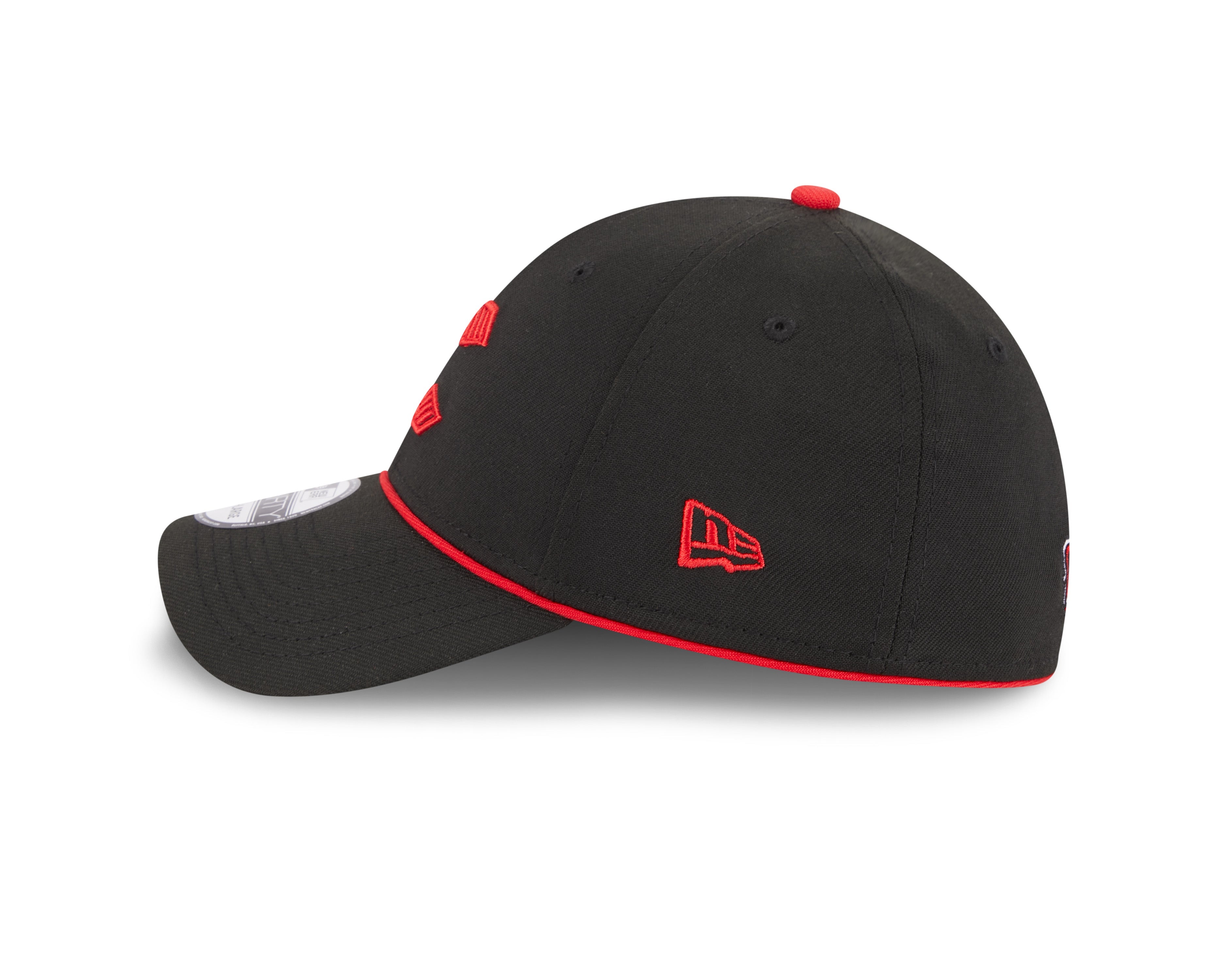 Cincinnati Reds MLB New Era Men's Black 39Thirty 2023 City Connect Stretch Fit Hat