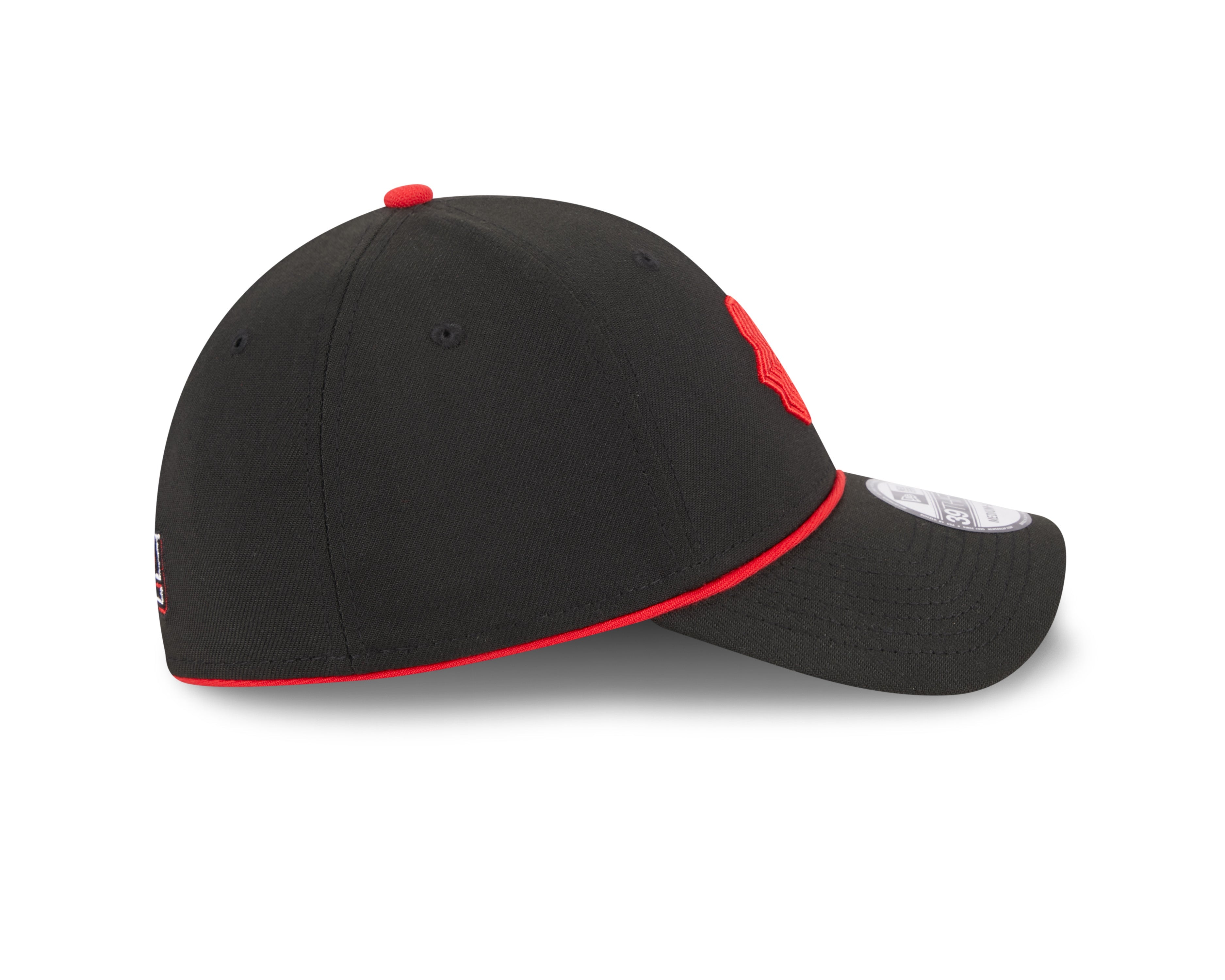 Cincinnati Reds MLB New Era Men's Black 39Thirty 2023 City Connect Stretch Fit Hat
