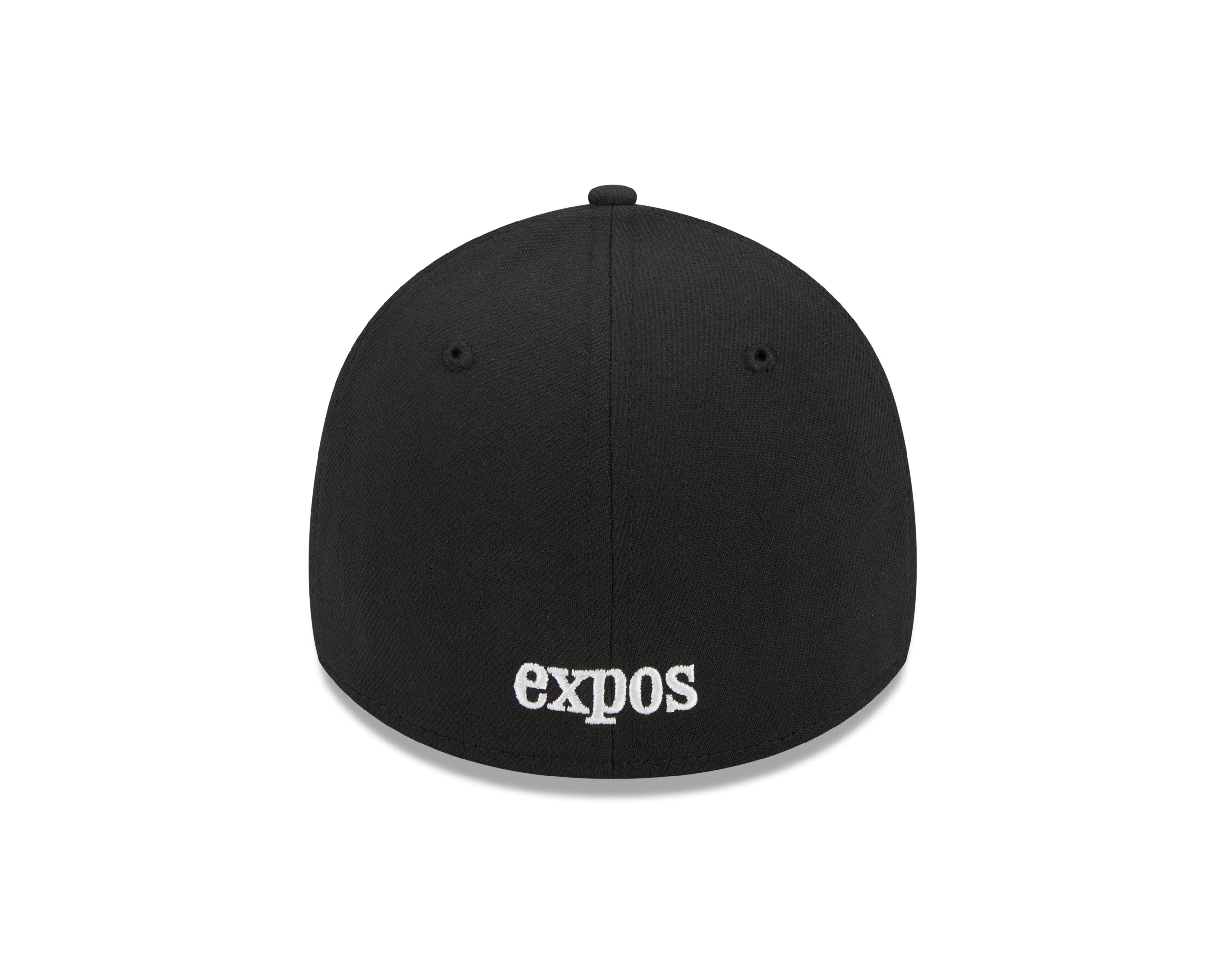 Montreal Expos MLB New Era Men's Black 39Thirty Team Classic Stretch Fit Hat
