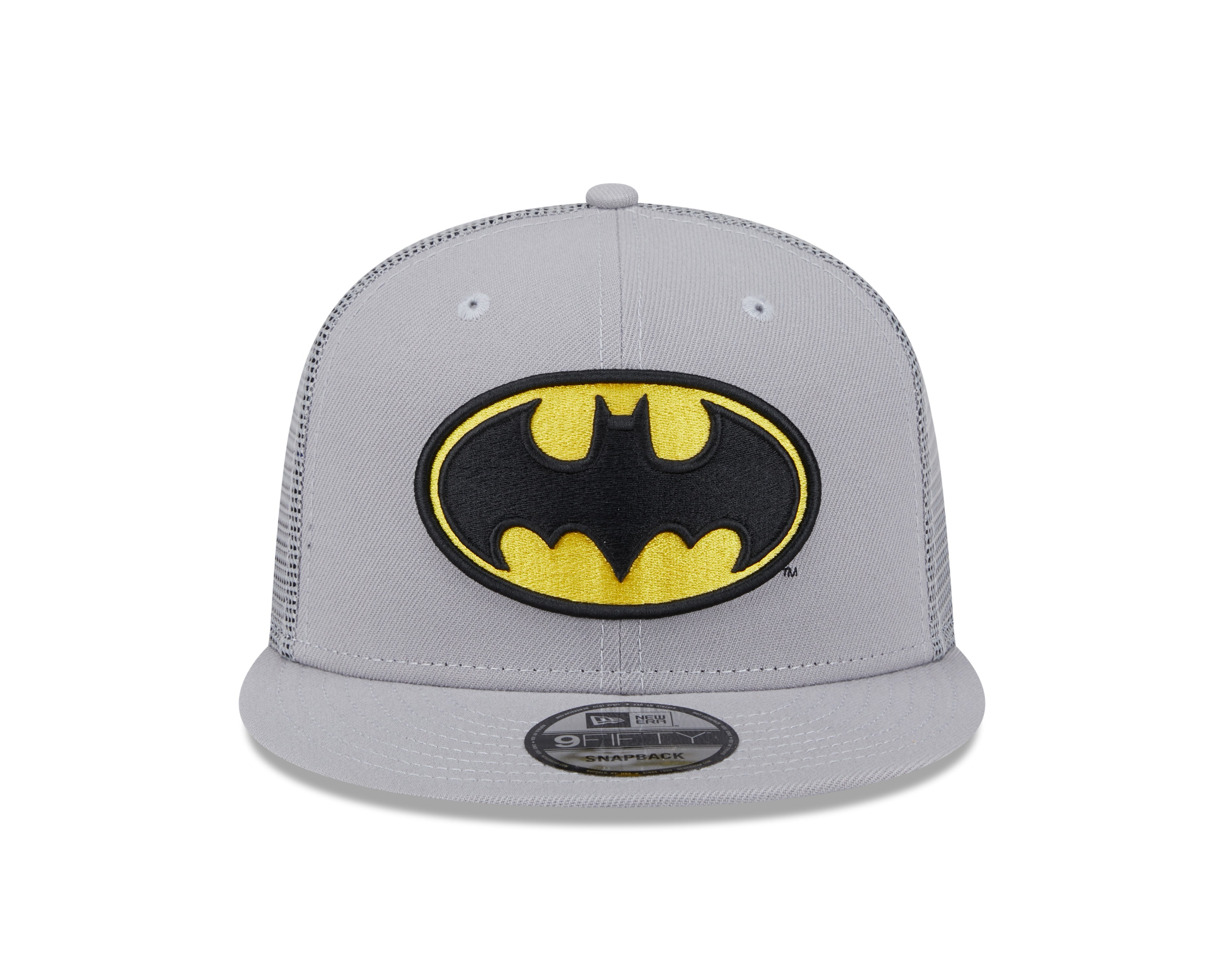 Casquette snapback 9Fifty Trucker grise Batman DC Comics New Era pour homme