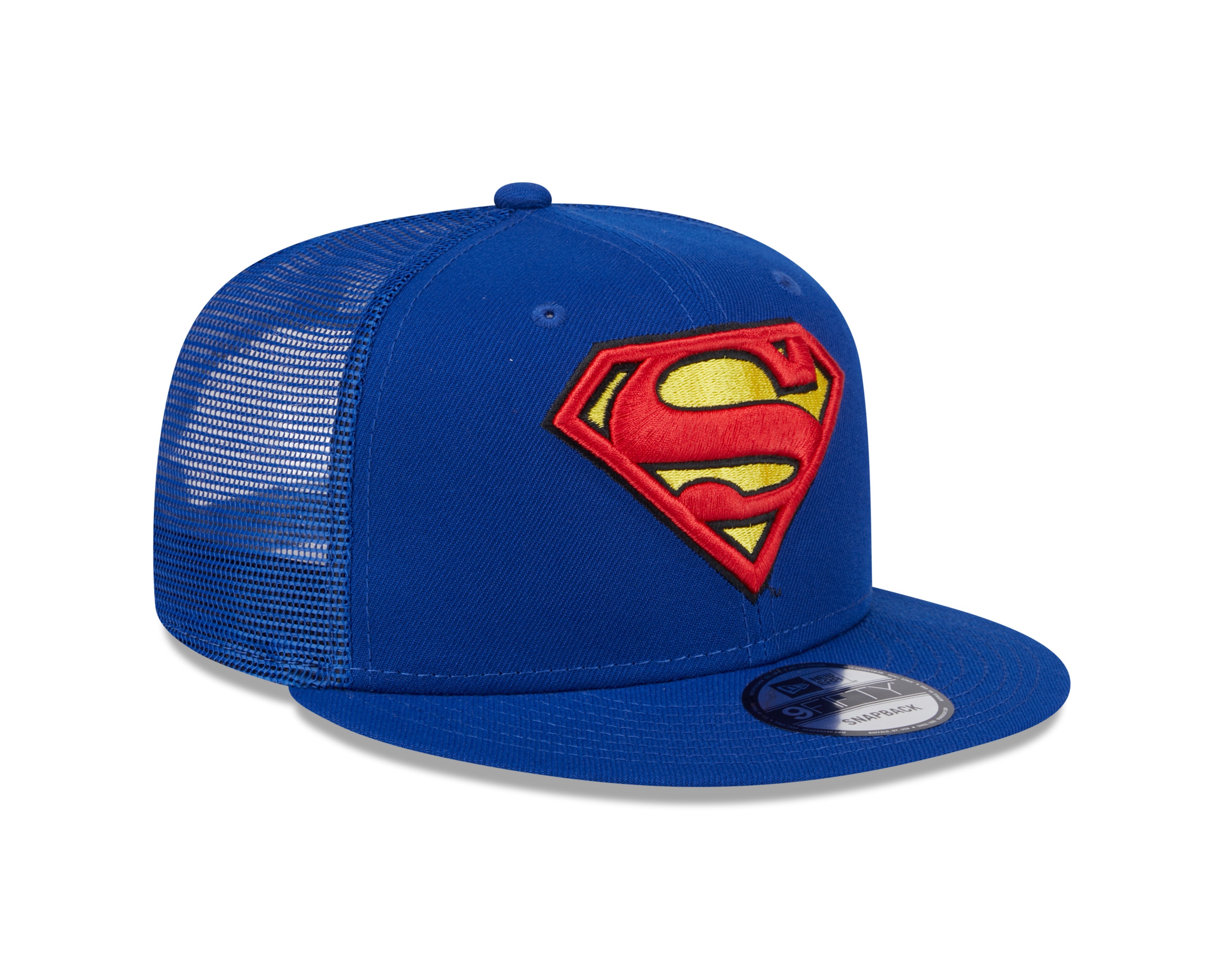 Casquette snapback 9Fifty Trucker bleu roi Superman DC Comics New Era pour homme