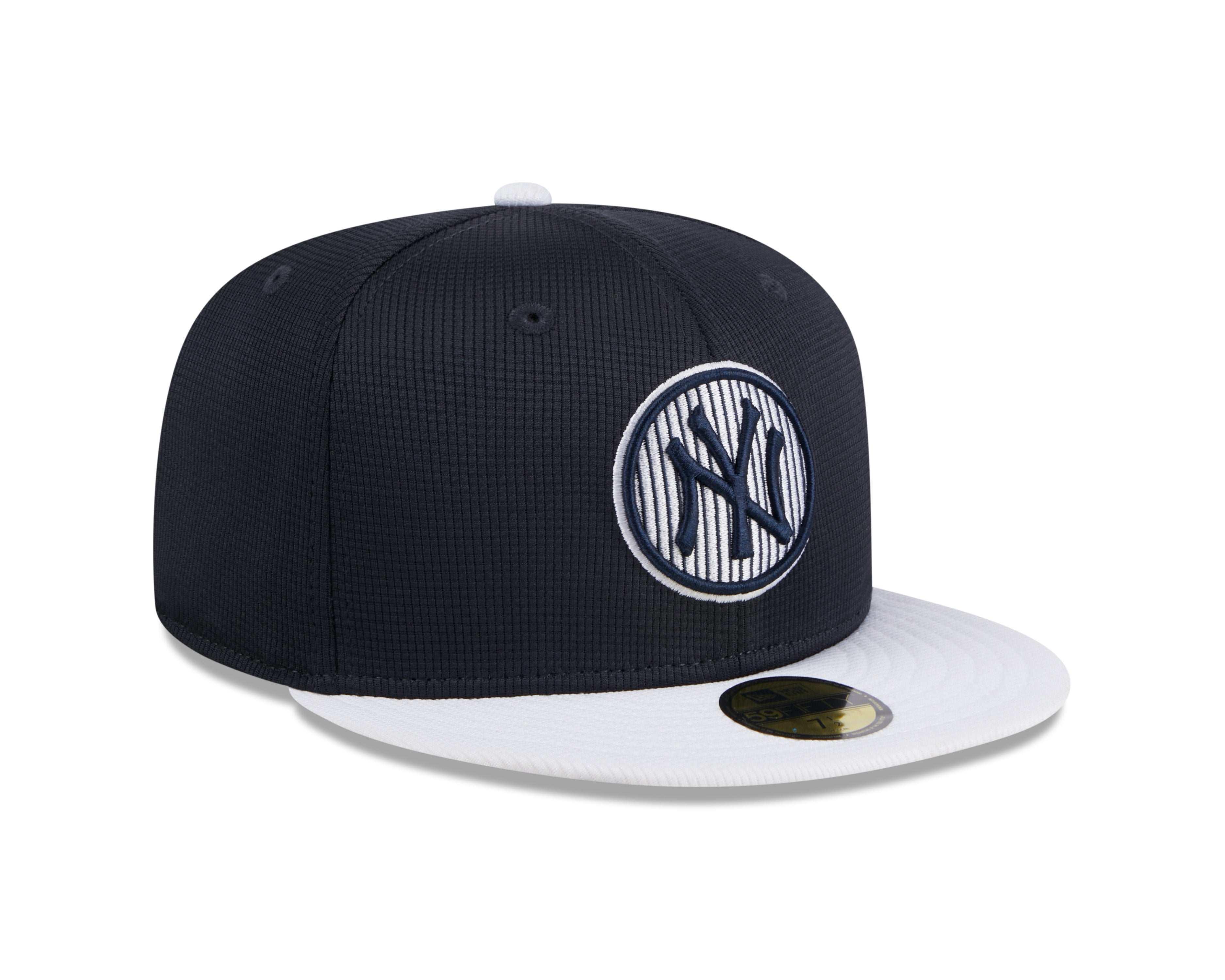 Casquette ajustée d'entraînement au bâton New Era 59Fifty 2024 pour homme des Yankees de New York MLB