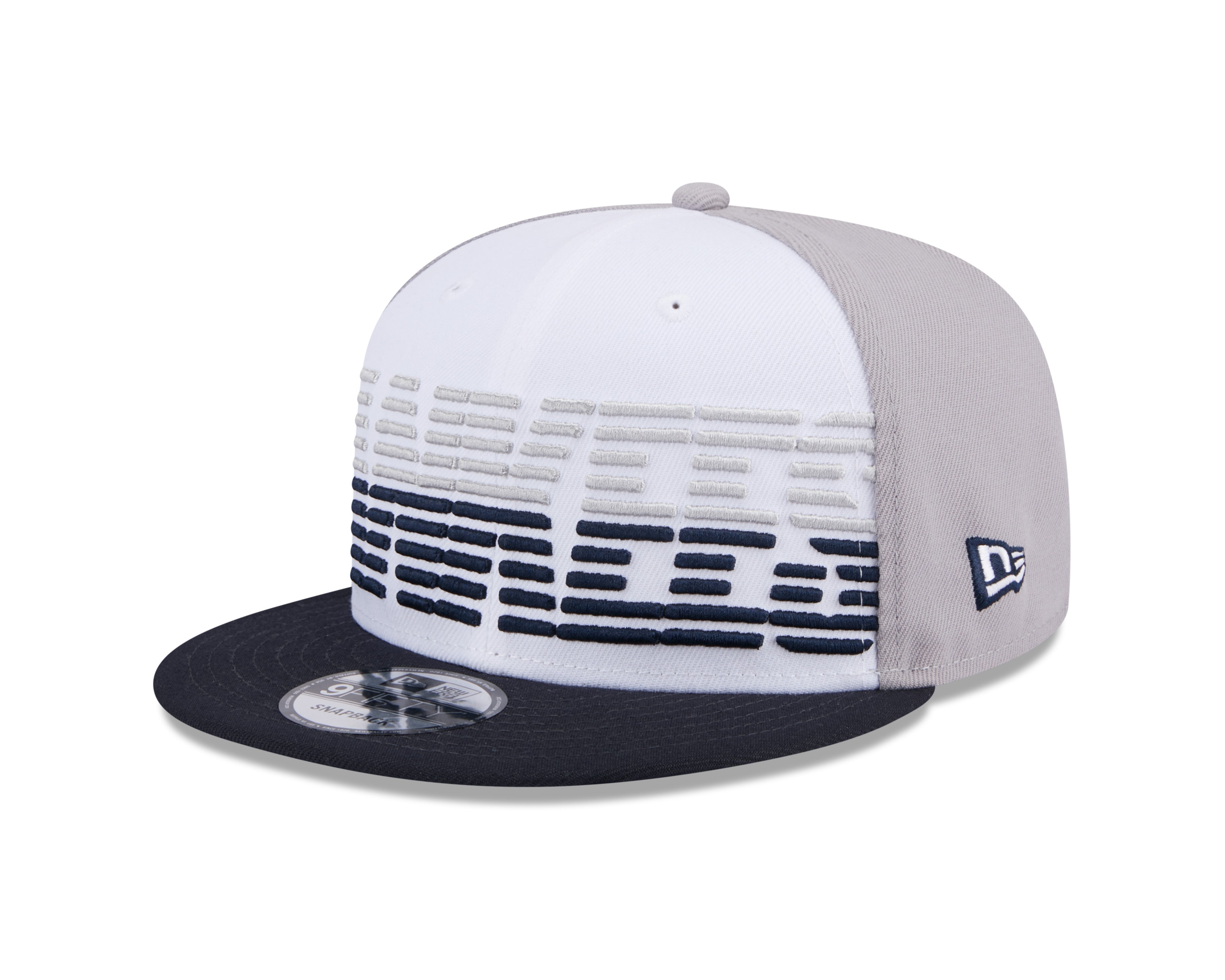 Casquette snapback New Era 9Fifty Throwback pour homme MLB New York Yankees Blanc/bleu marine