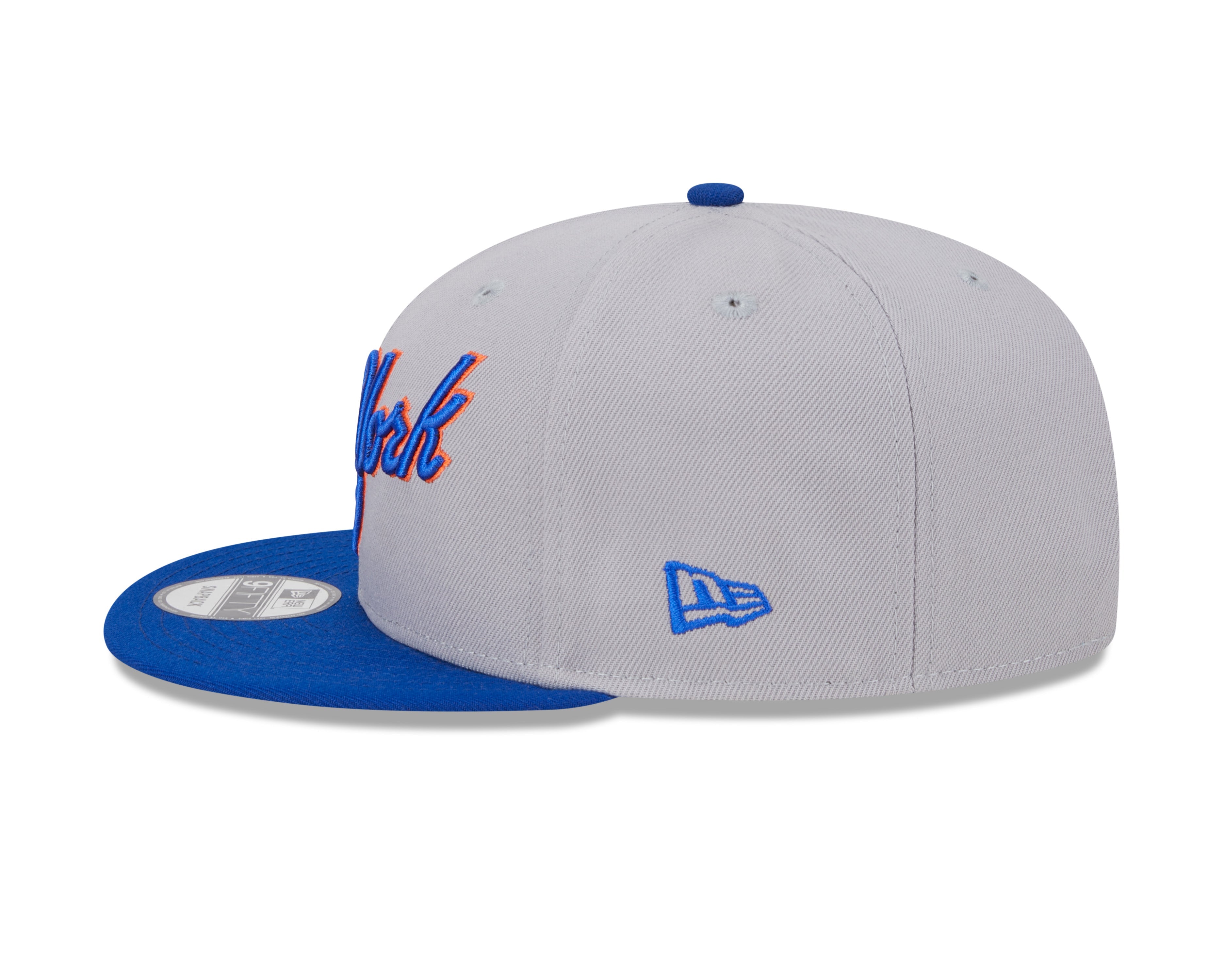 New York Mets MLB New Era Men's Grey/Royal Blue 9Fifty 2025 Batting Practice Snapback