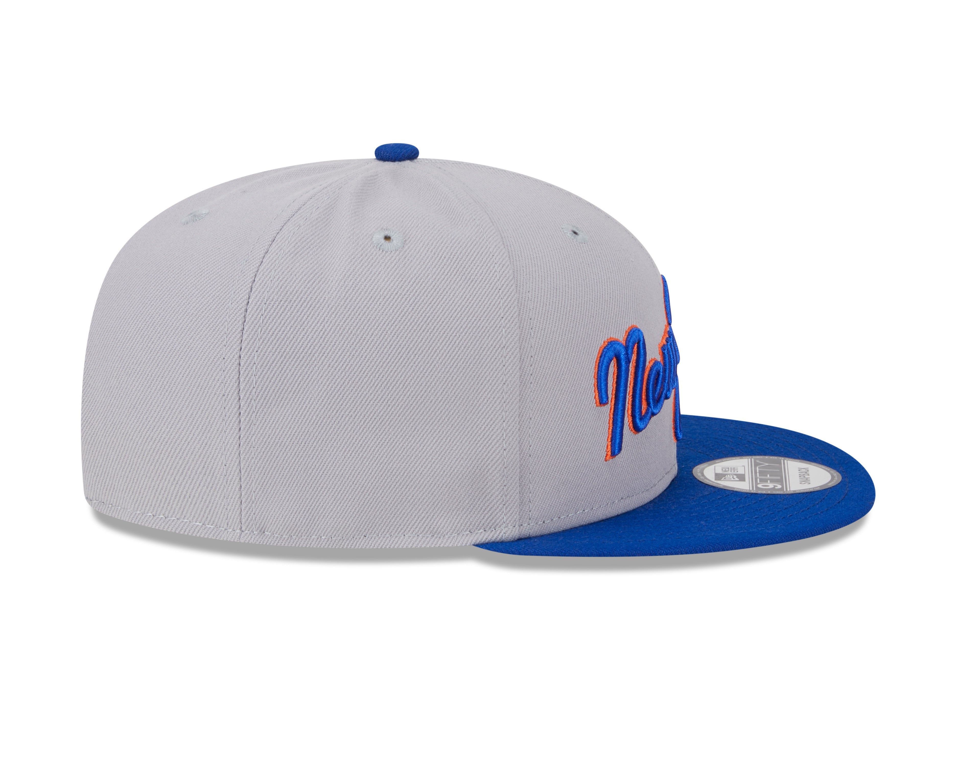 New York Mets MLB New Era Men's Grey/Royal Blue 9Fifty 2025 Batting Practice Snapback