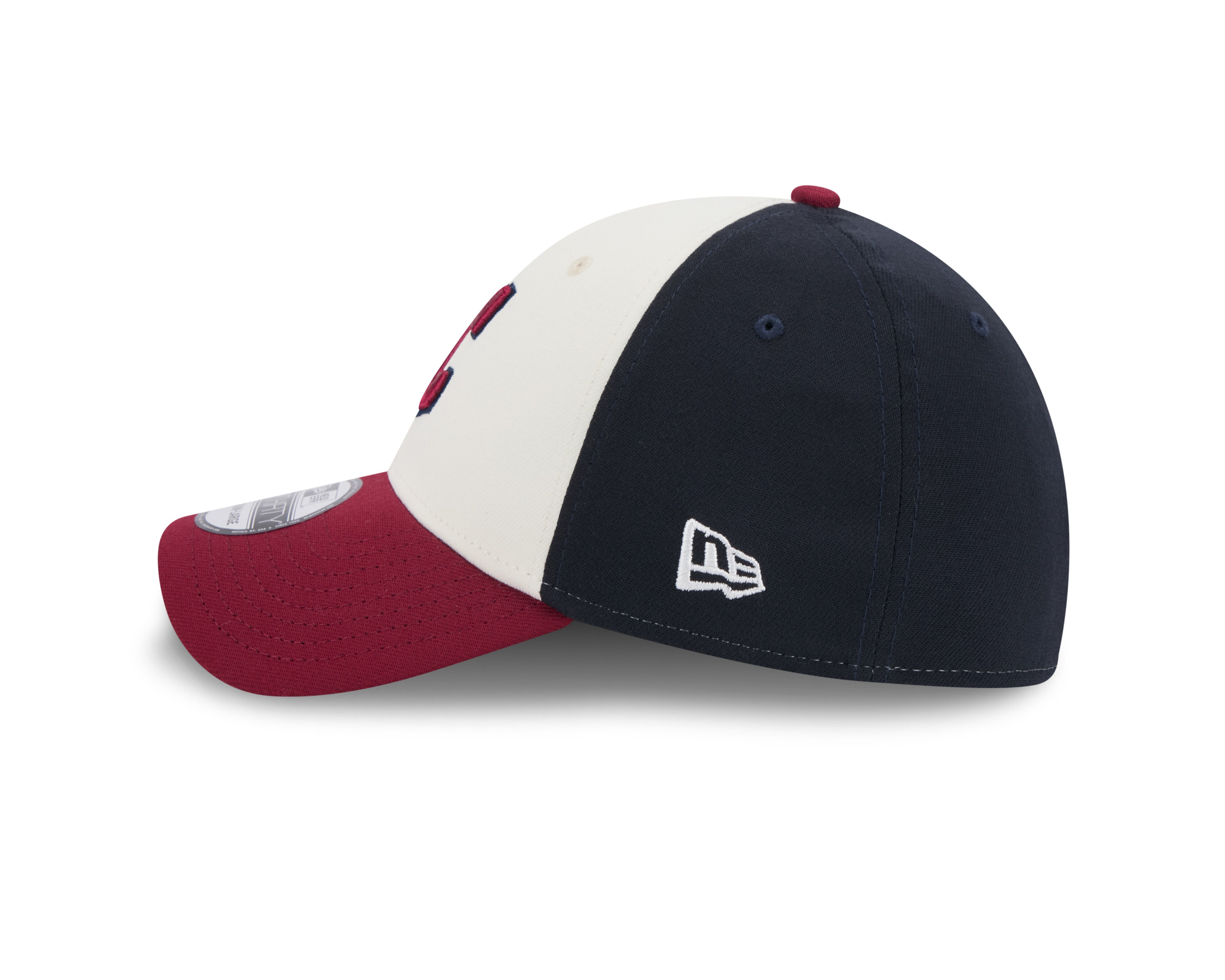 Cleveland Guardians MLB New Era Men's Beige/Navy/Red 39Thirty 2024 City Connect Stretch Fit Hat