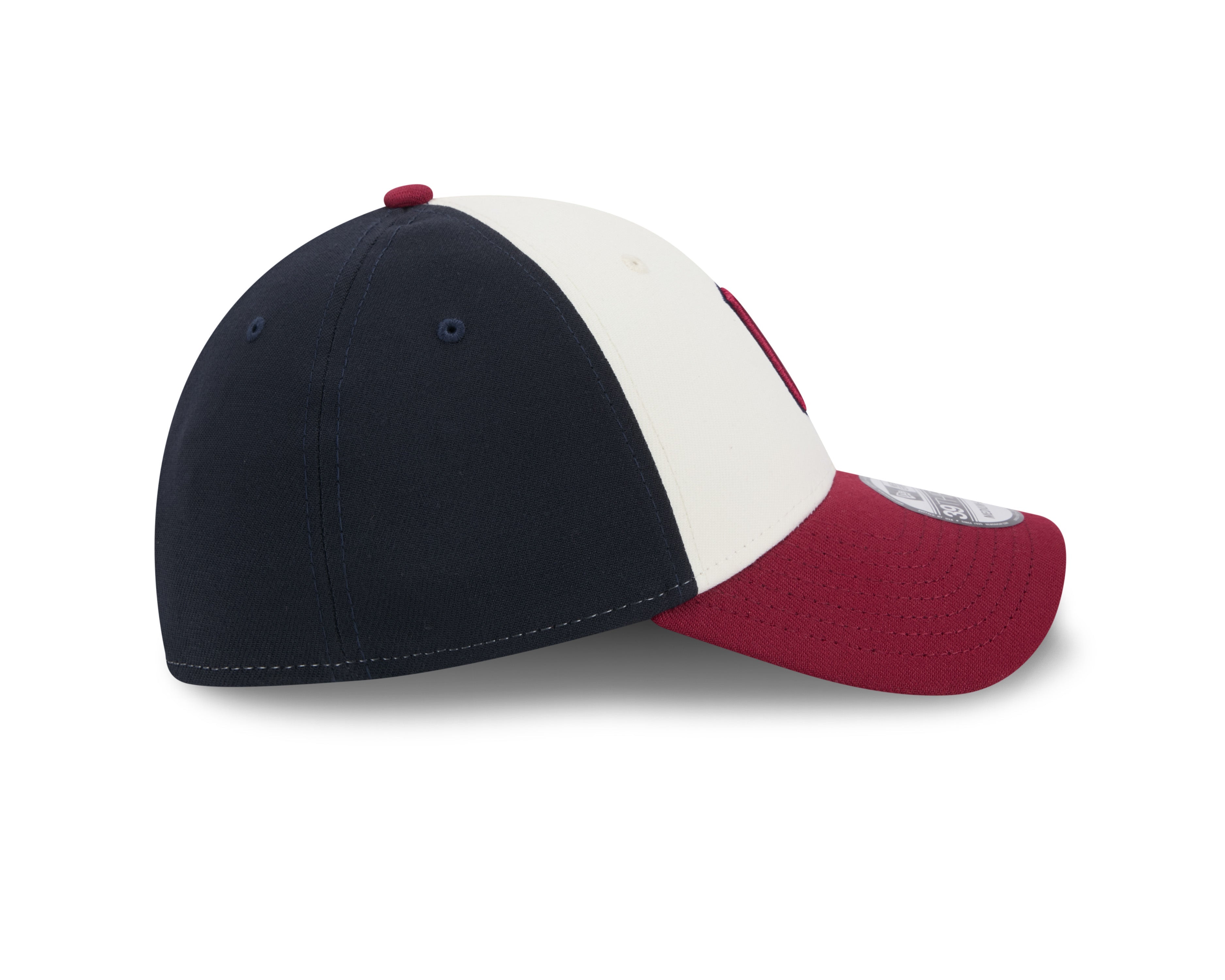 Cleveland Guardians MLB New Era Men's Beige/Navy/Red 39Thirty 2024 City Connect Stretch Fit Hat