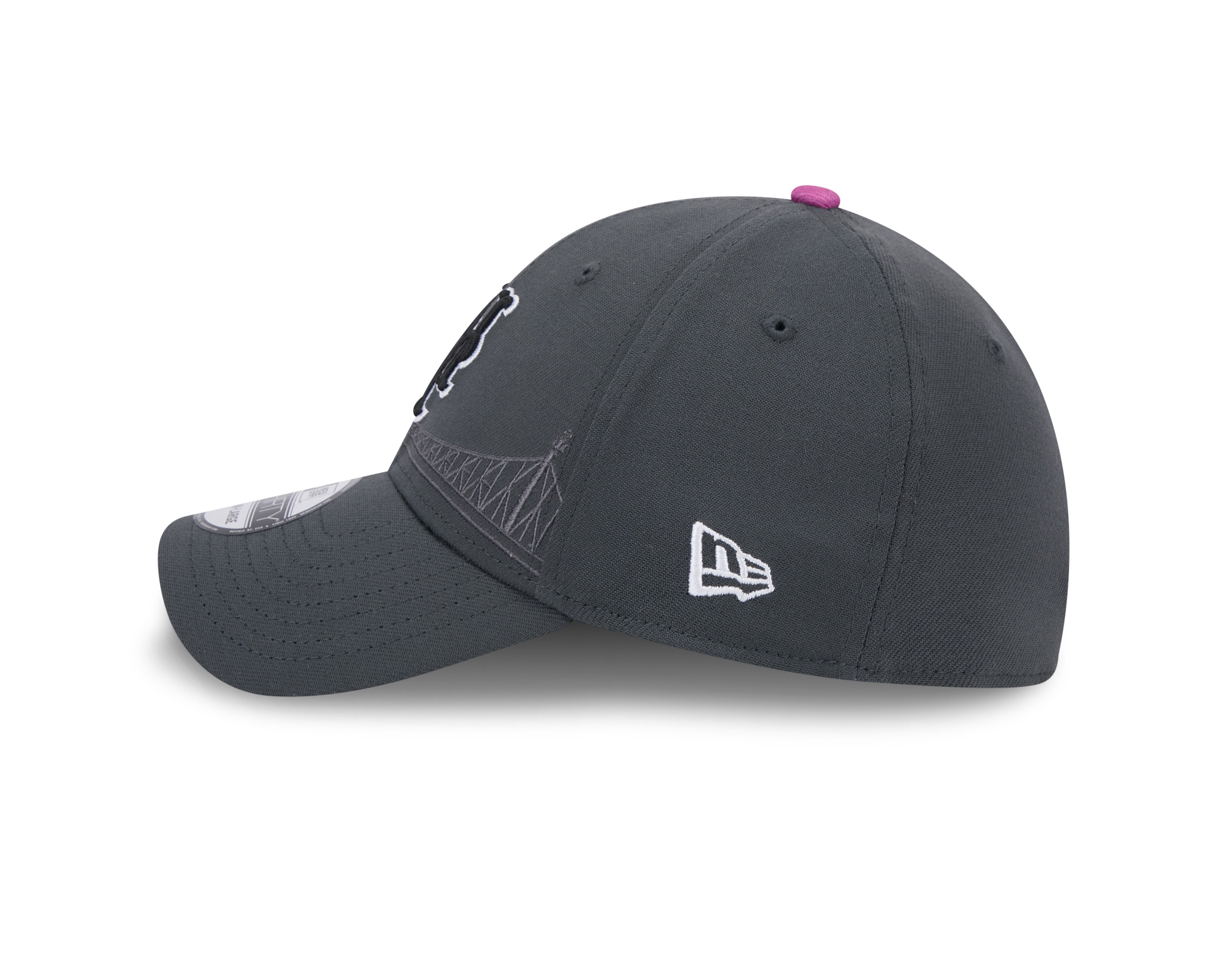 New York Mets MLB New Era Men's Grey 39Thirty 2024 City Connect Stretch Fit Hat