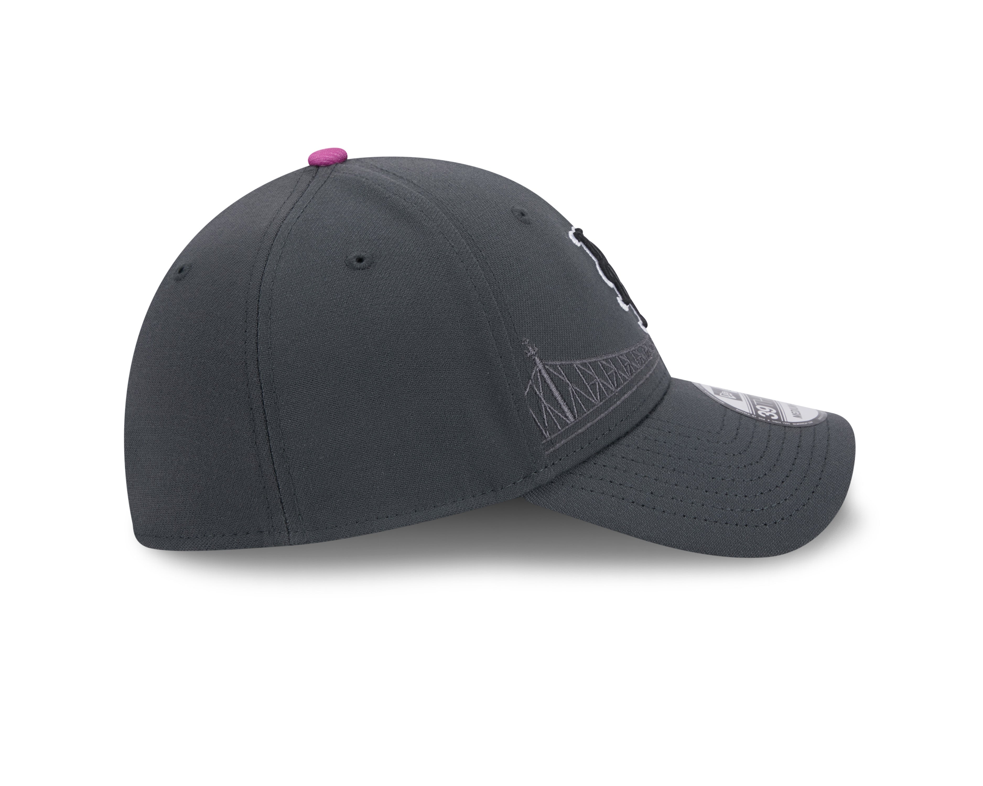 New York Mets MLB New Era Men's Grey 39Thirty 2024 City Connect Stretch Fit Hat