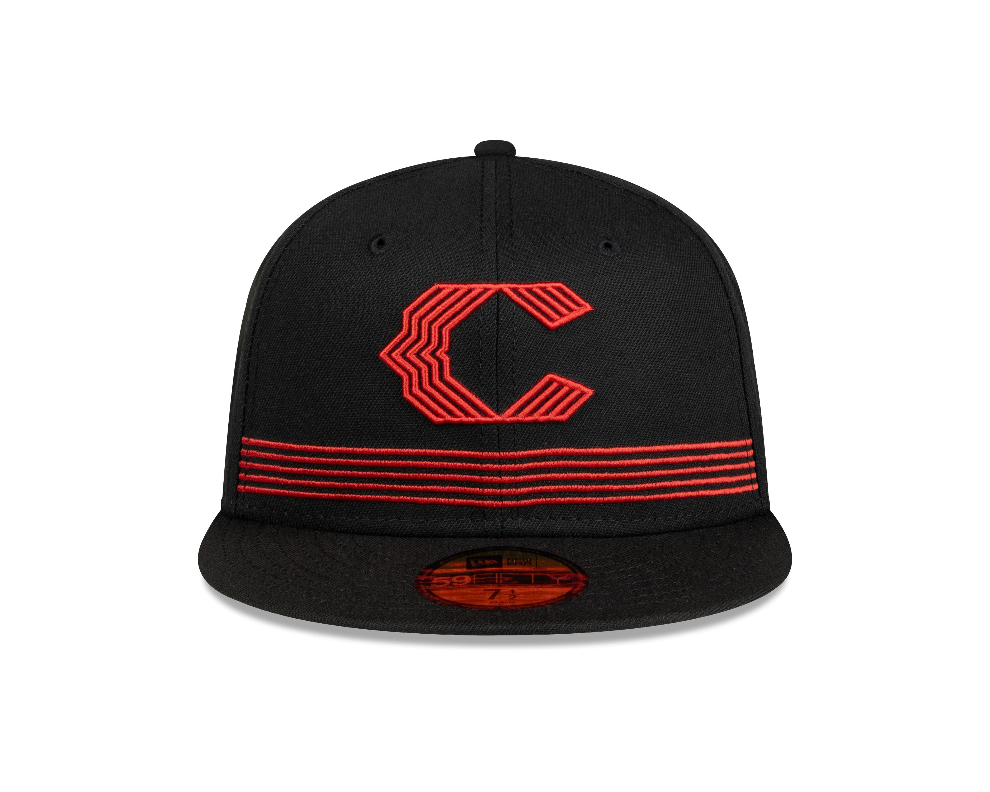 Cincinnati Reds MLB New Era Men's Black 59Fifty 2023 City Connect Fitted Hat