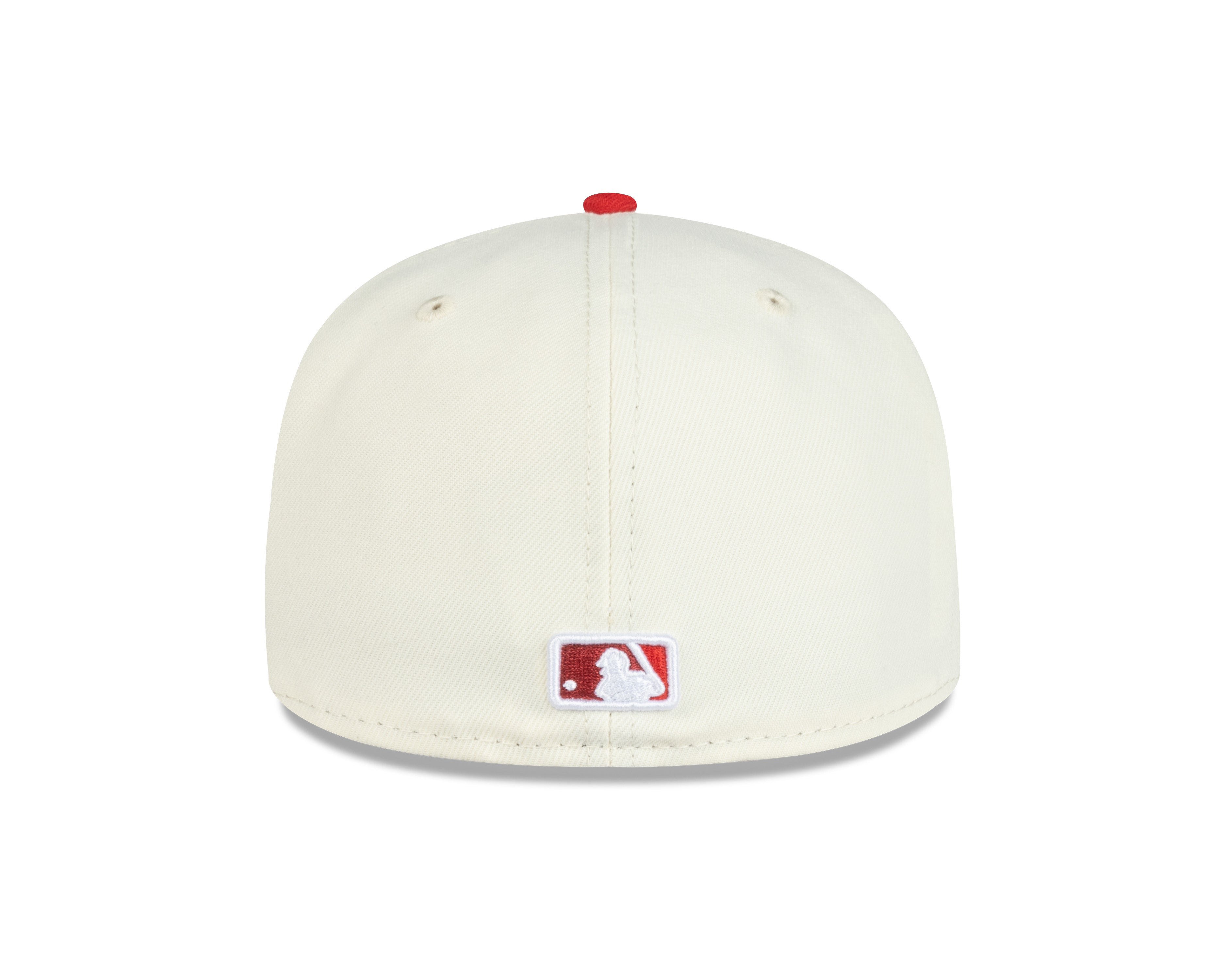 Anaheim Angels MLB New Era Men's Beige/Red 59Fifty 2022 City Connect Fitted Hat