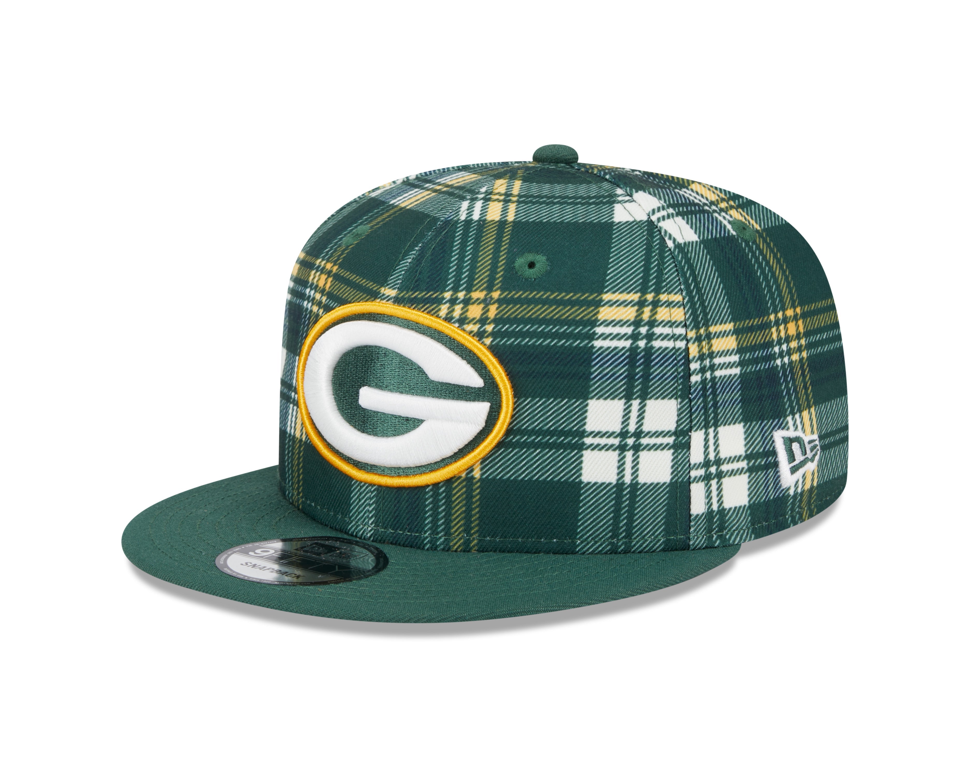 Casquette snapback 9Fifty Sideline verte NFL New Era pour homme des Packers de Green Bay