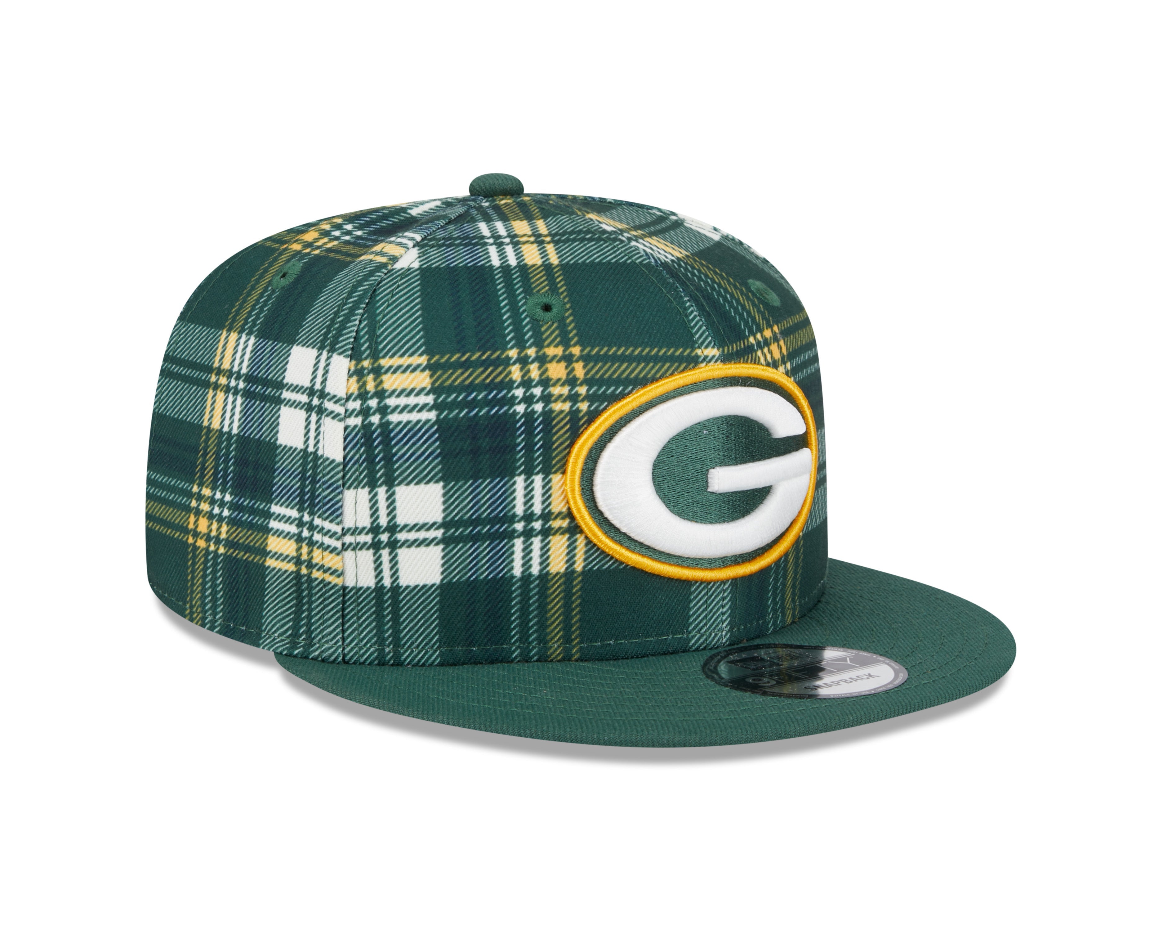 Casquette snapback 9Fifty Sideline verte NFL New Era pour homme des Packers de Green Bay