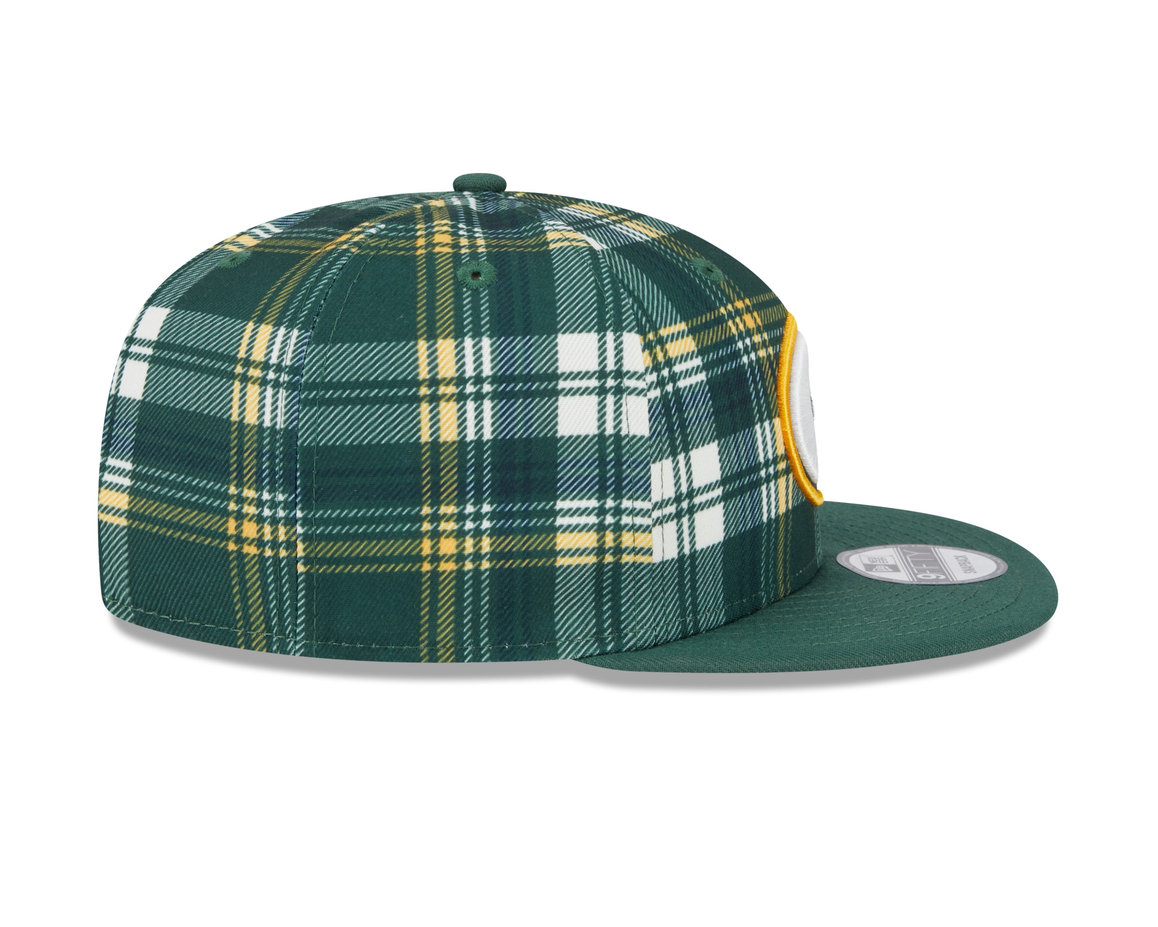 Casquette snapback 9Fifty Sideline verte NFL New Era pour homme des Packers de Green Bay