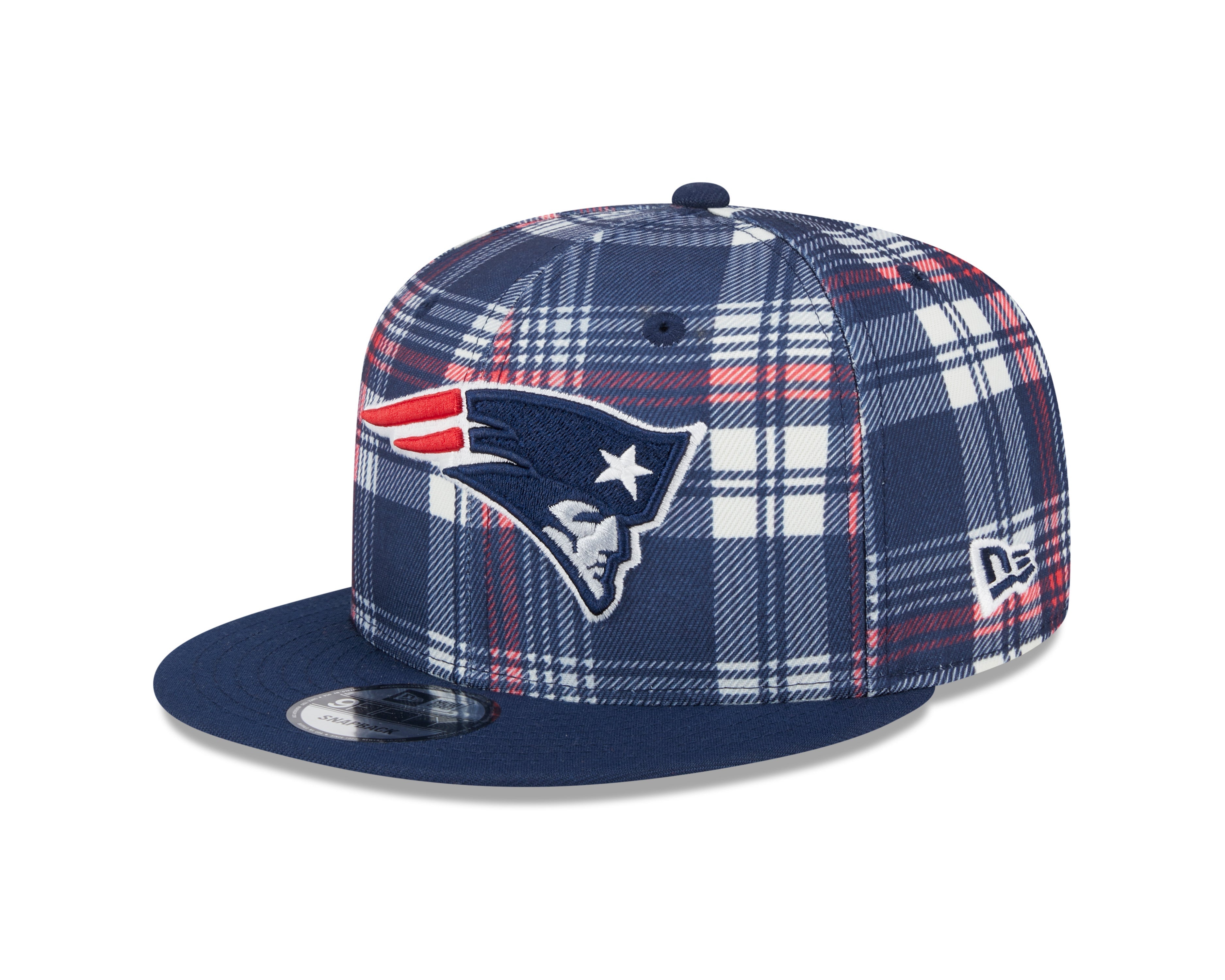 Casquette snapback 9Fifty Sideline bleu royal NFL New Era pour homme des Patriots de la Nouvelle-Angleterre