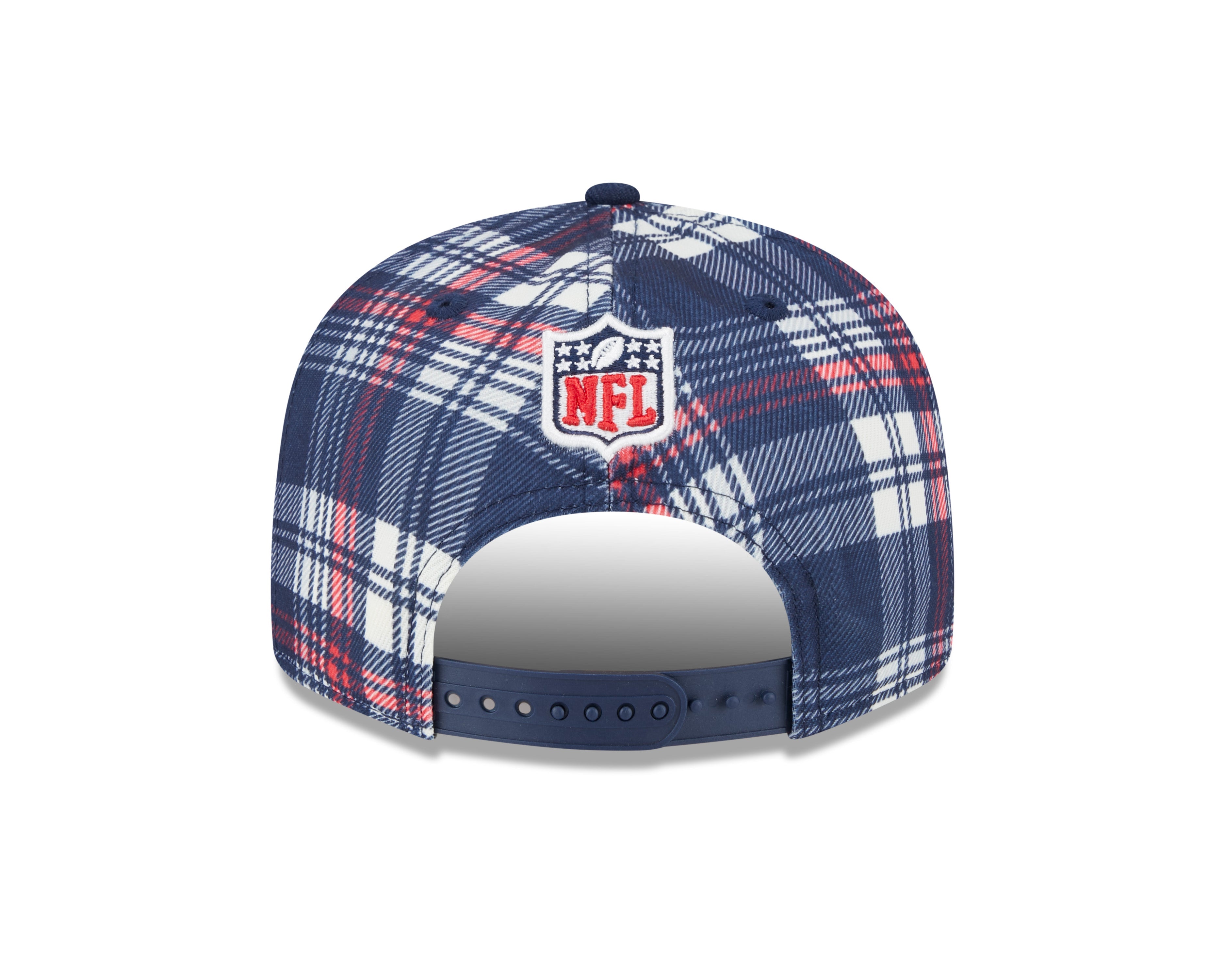 Casquette snapback 9Fifty Sideline bleu royal NFL New Era pour homme des Patriots de la Nouvelle-Angleterre