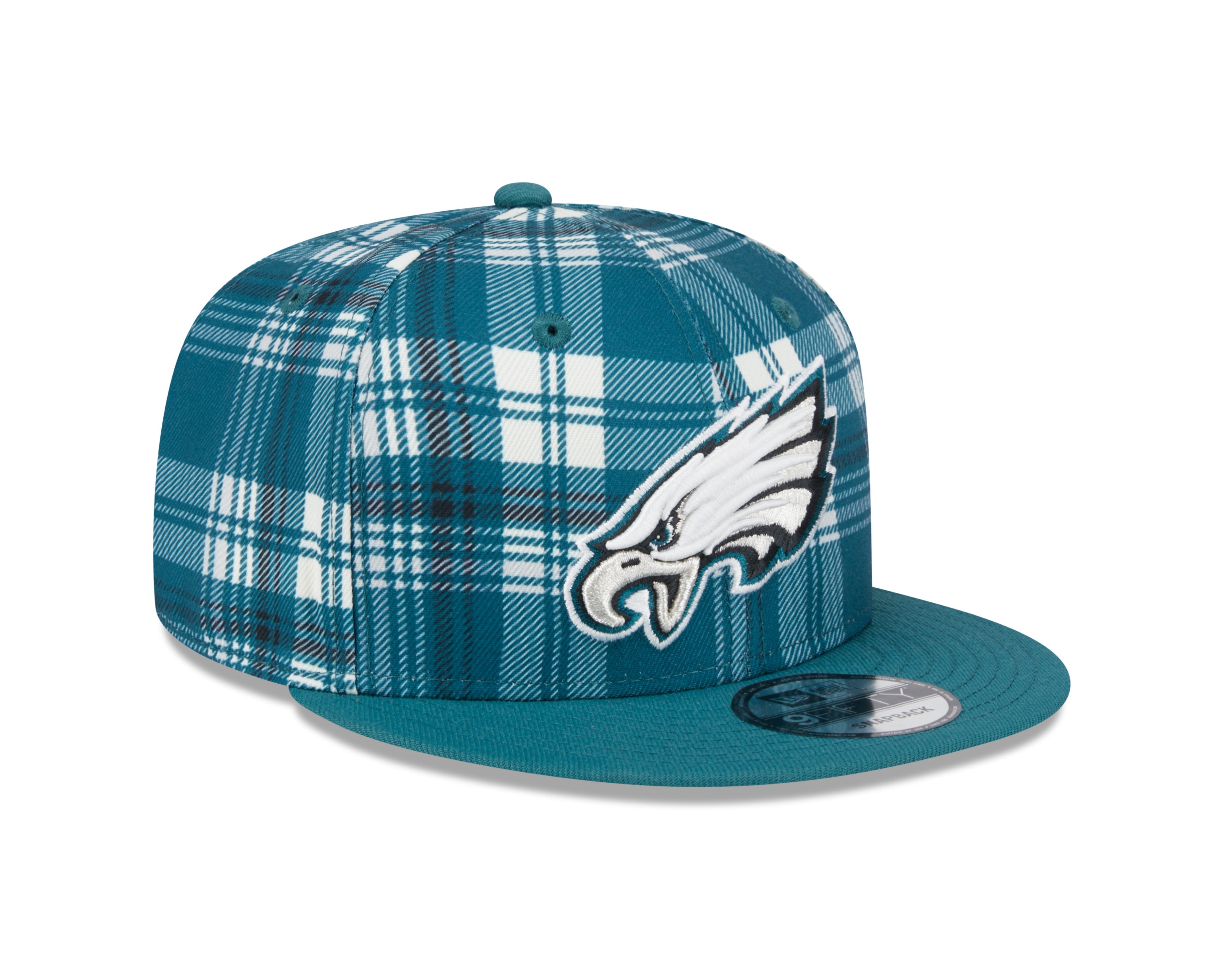 Casquette snapback 9Fifty Sideline verte pour homme des Philadelphia Eagles NFL New Era