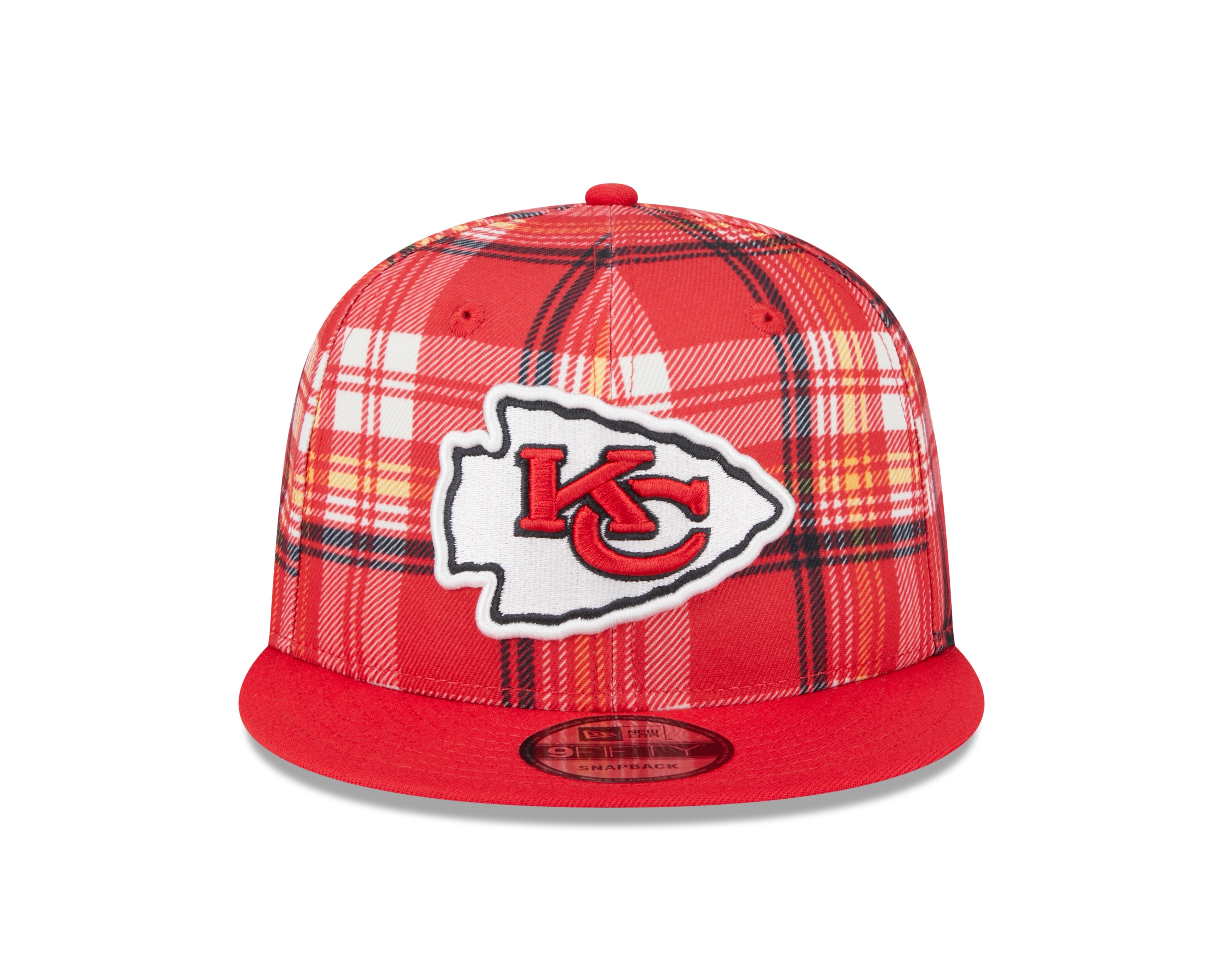 Casquette snapback rouge 9Fifty Sideline des Chiefs de Kansas City NFL New Era pour homme