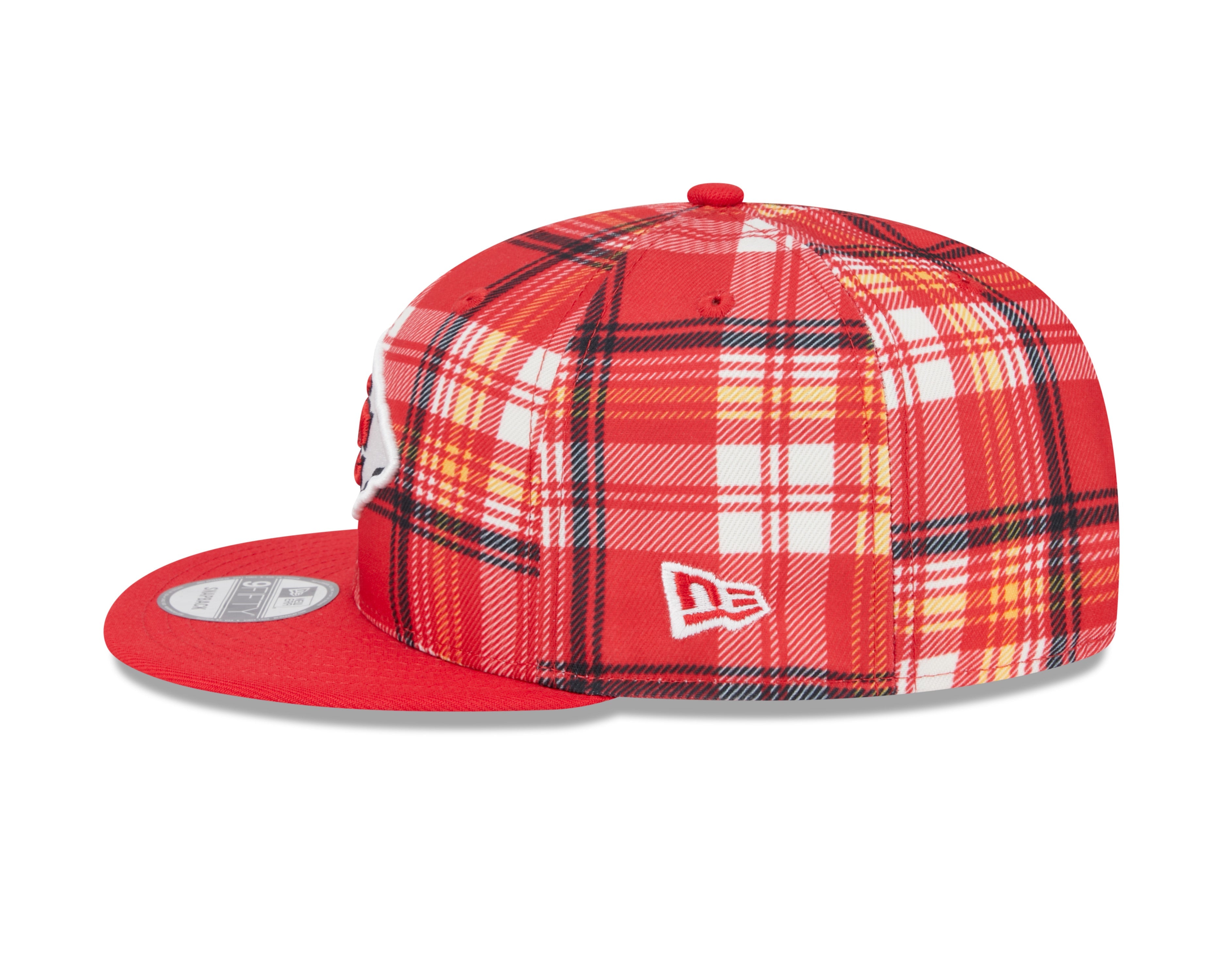 Casquette snapback rouge 9Fifty Sideline des Chiefs de Kansas City NFL New Era pour homme