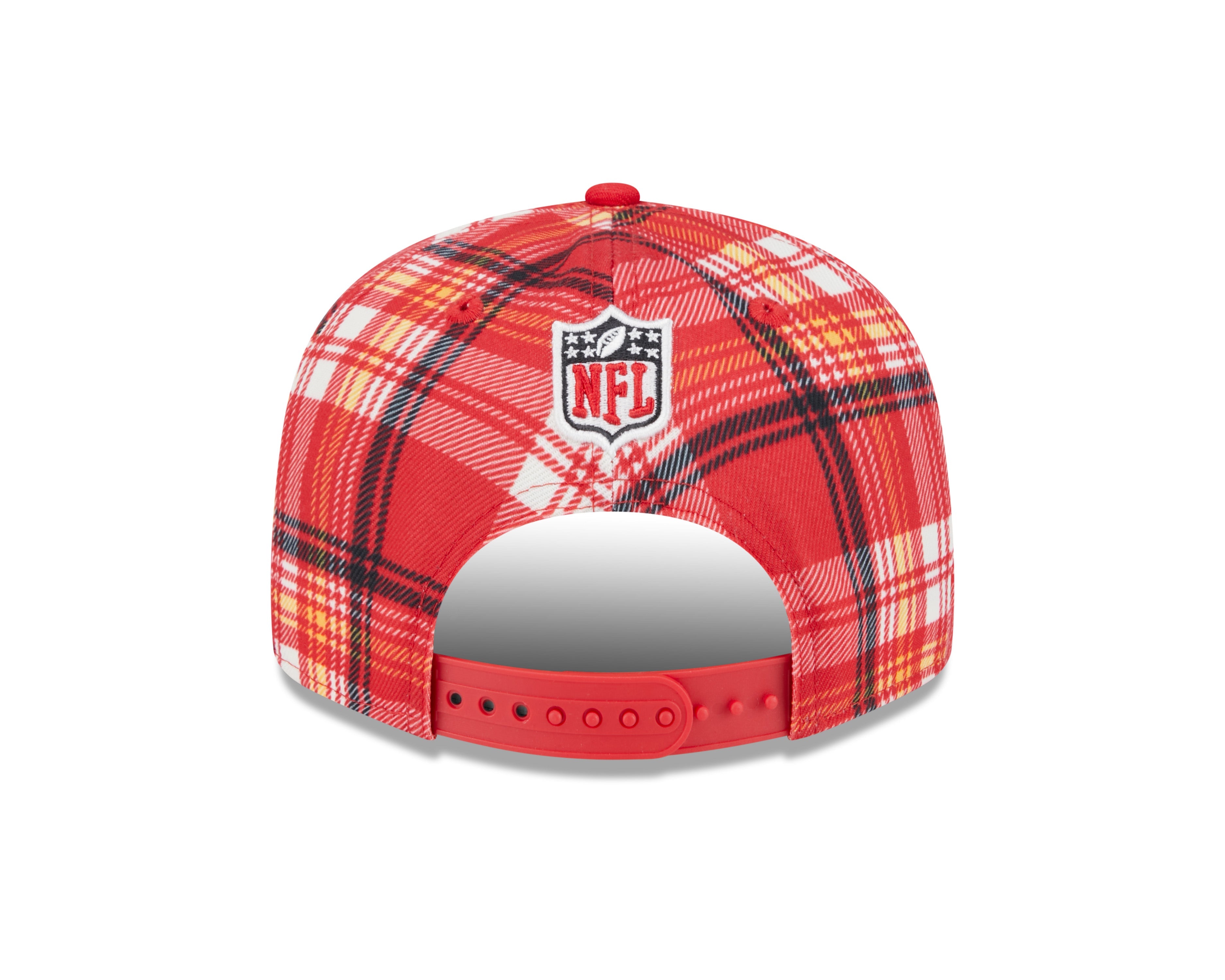 Casquette snapback rouge 9Fifty Sideline des Chiefs de Kansas City NFL New Era pour homme