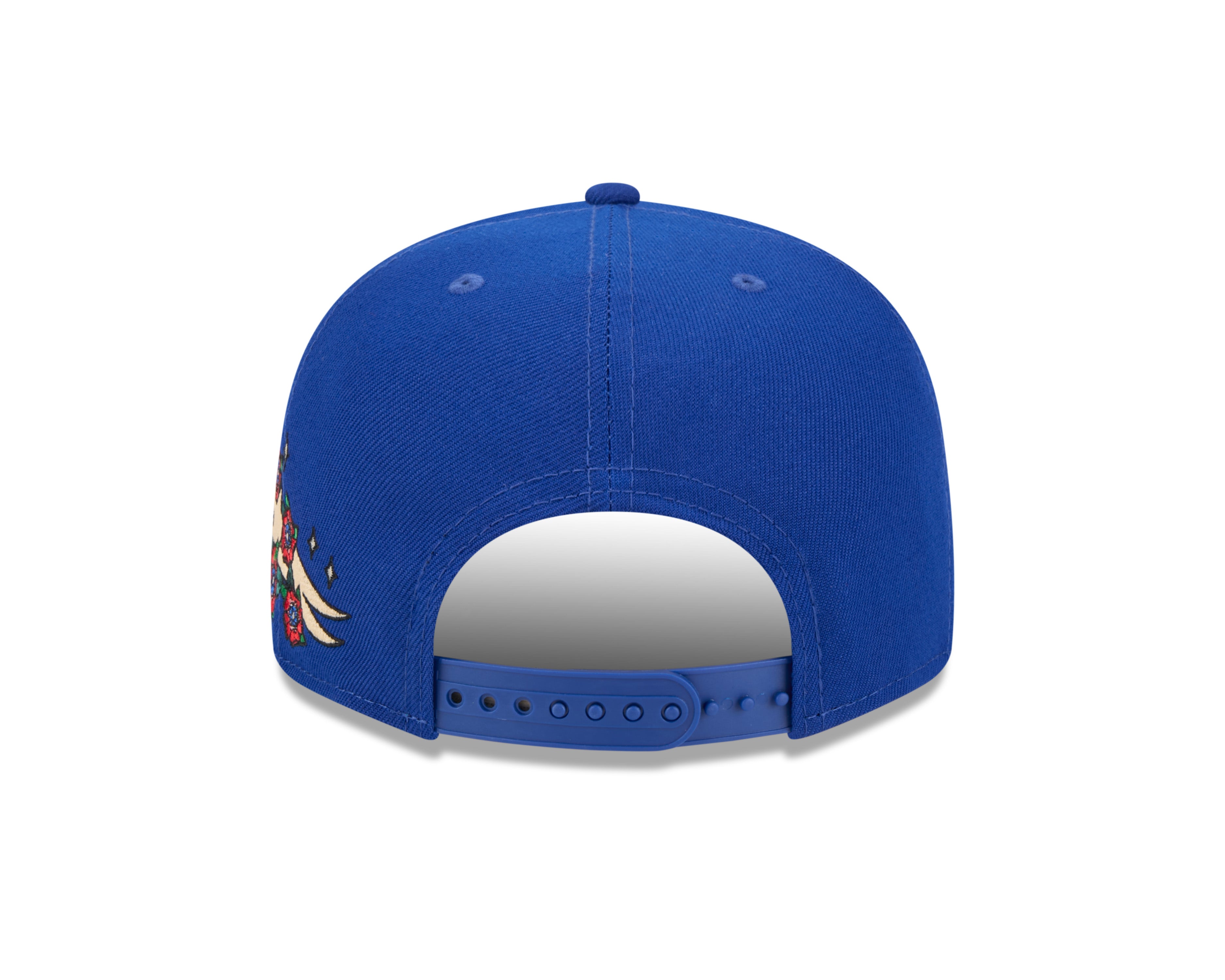 Casquette à visière ajustable 9Fifty City Art bleu royal pour homme des Toronto Blue Jays MLB New Era