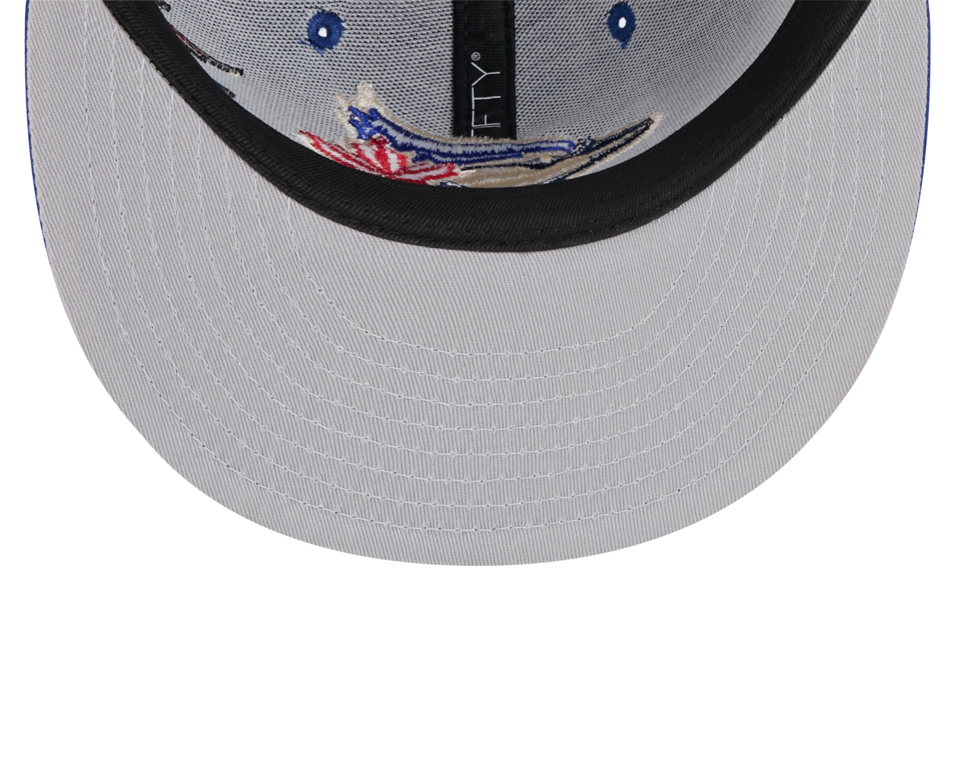 Casquette à visière ajustable 9Fifty City Art bleu royal pour homme des Toronto Blue Jays MLB New Era