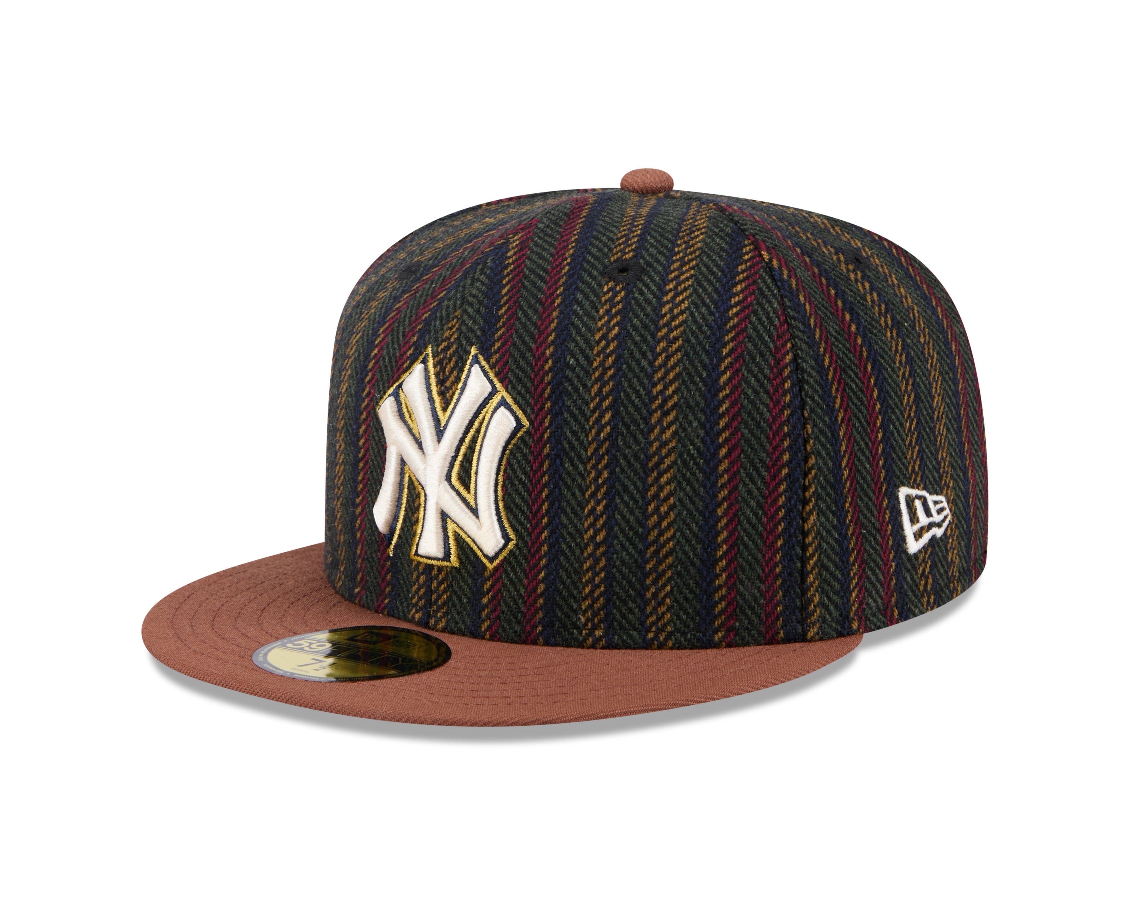 New York Yankees MLB New Era Men's Vintage Herringbone 59Fifty 2000 World Series Fitted Hat