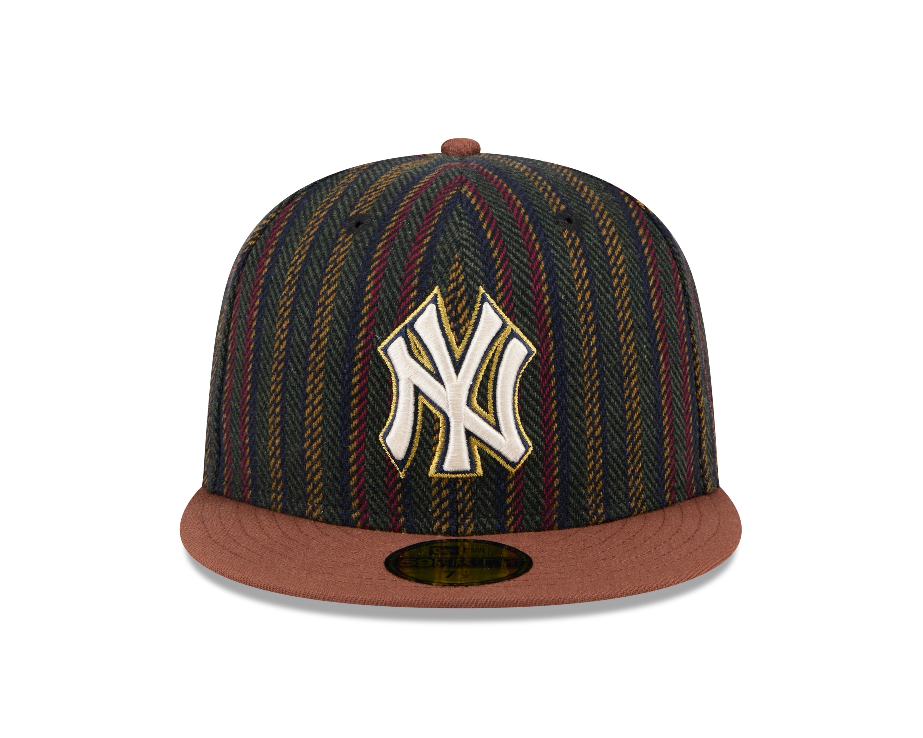 New York Yankees MLB New Era Men's Vintage Herringbone 59Fifty 2000 World Series Fitted Hat