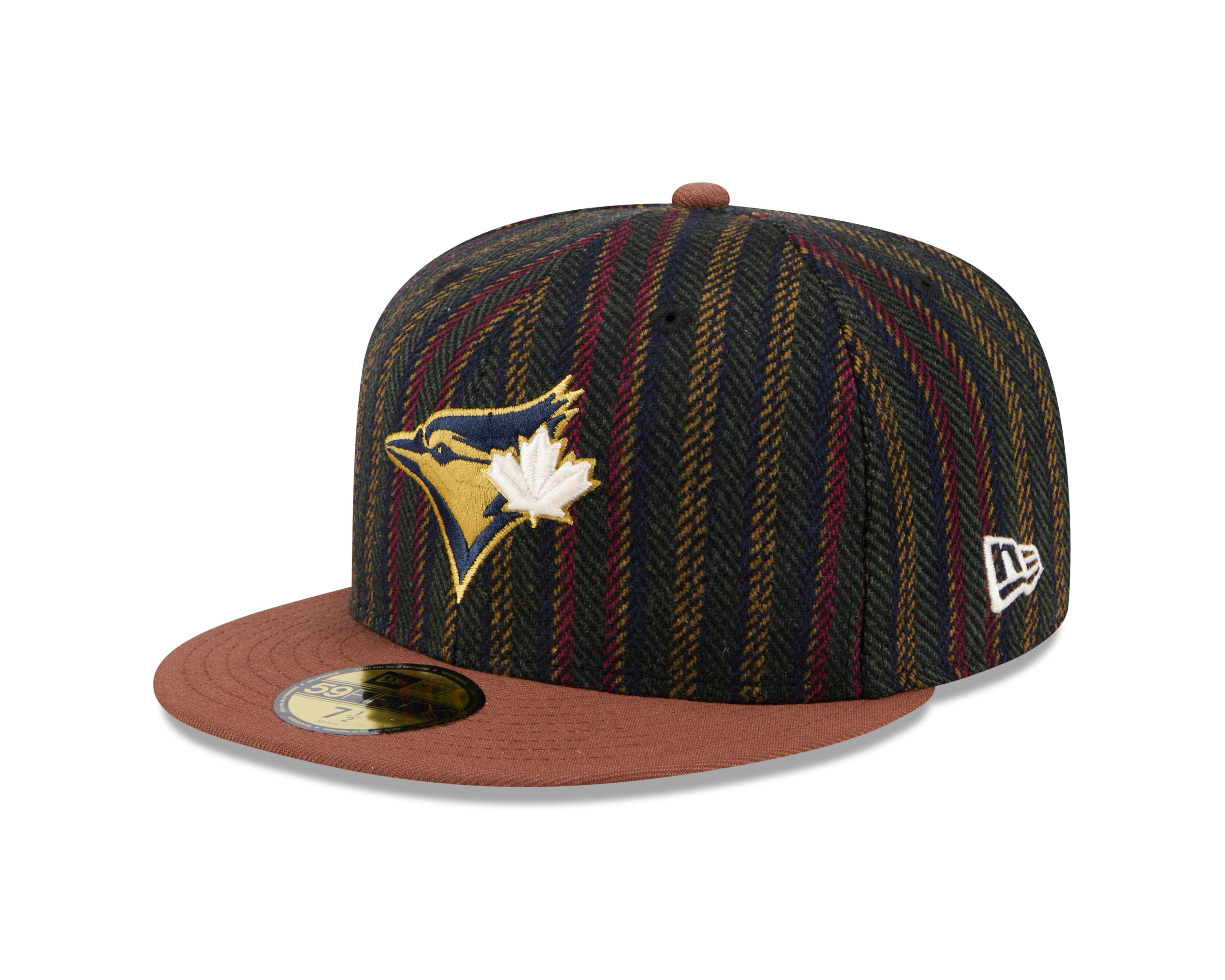 Toronto Blue Jays MLB New Era Men's Vintage Herringbone 59Fifty 1993 World Series Fitted Hat