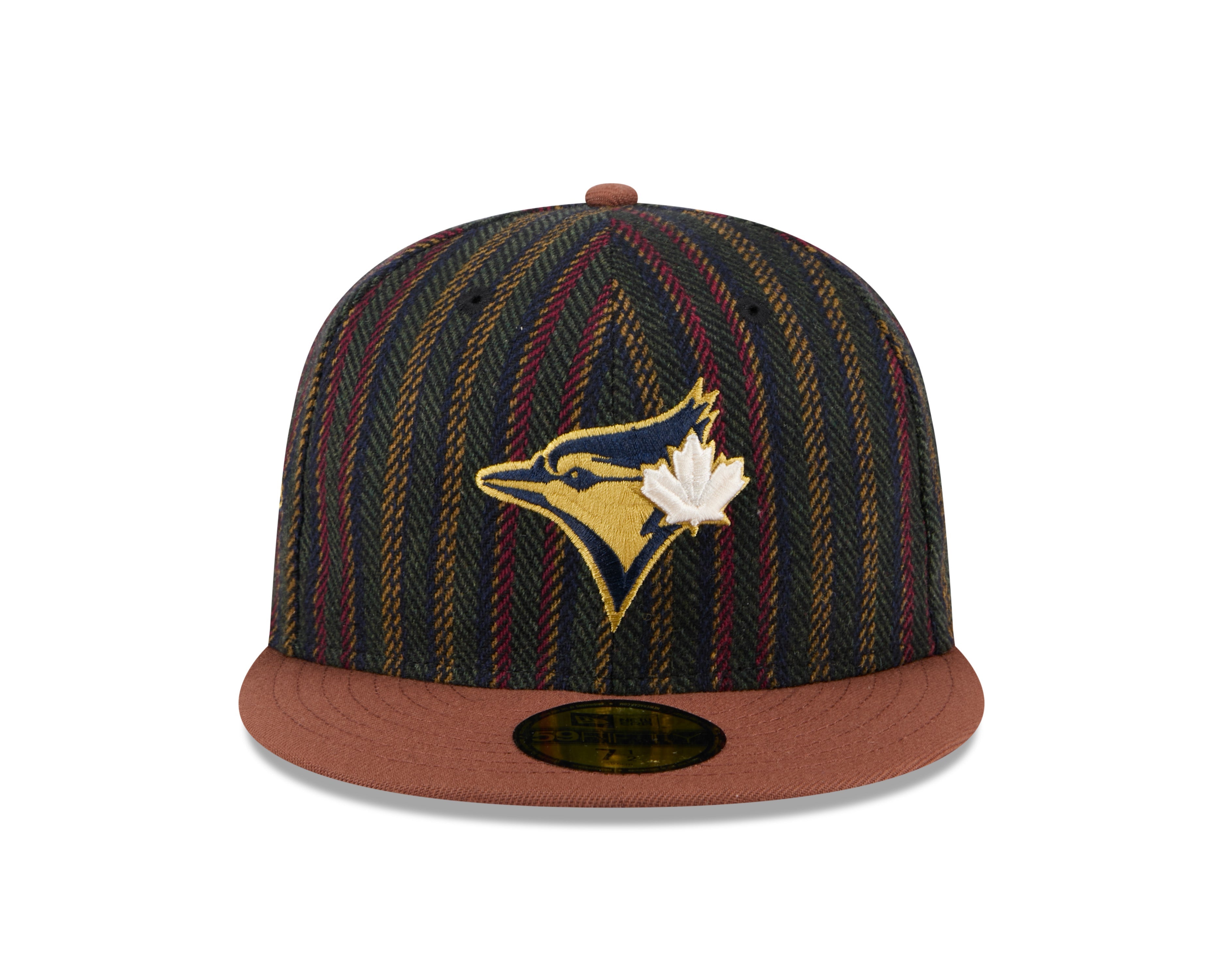 Toronto Blue Jays MLB New Era Men's Vintage Herringbone 59Fifty 1993 World Series Fitted Hat