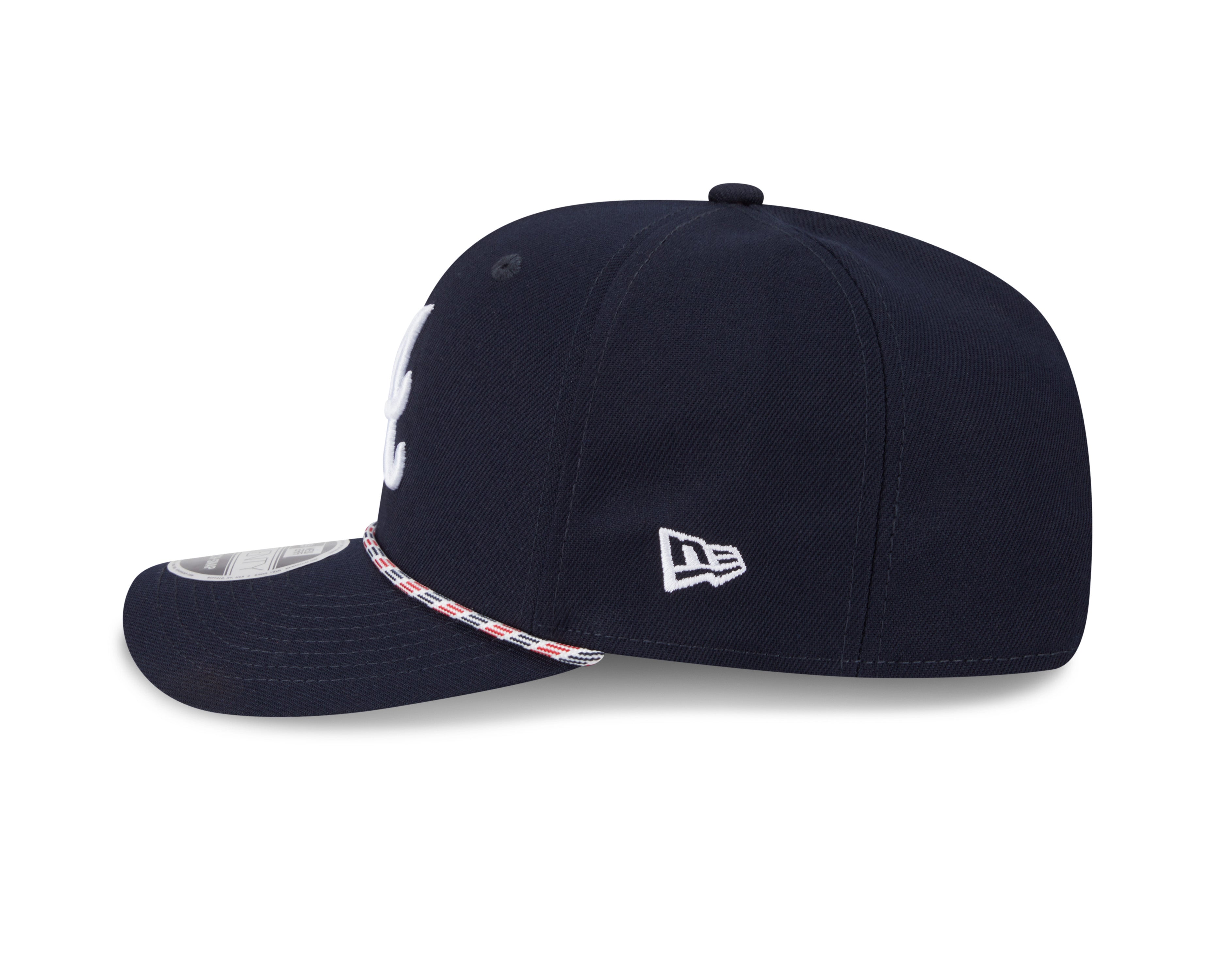 Atlanta Braves MLB New Era Men's Navy 9Seventy Multi Rope Snapback