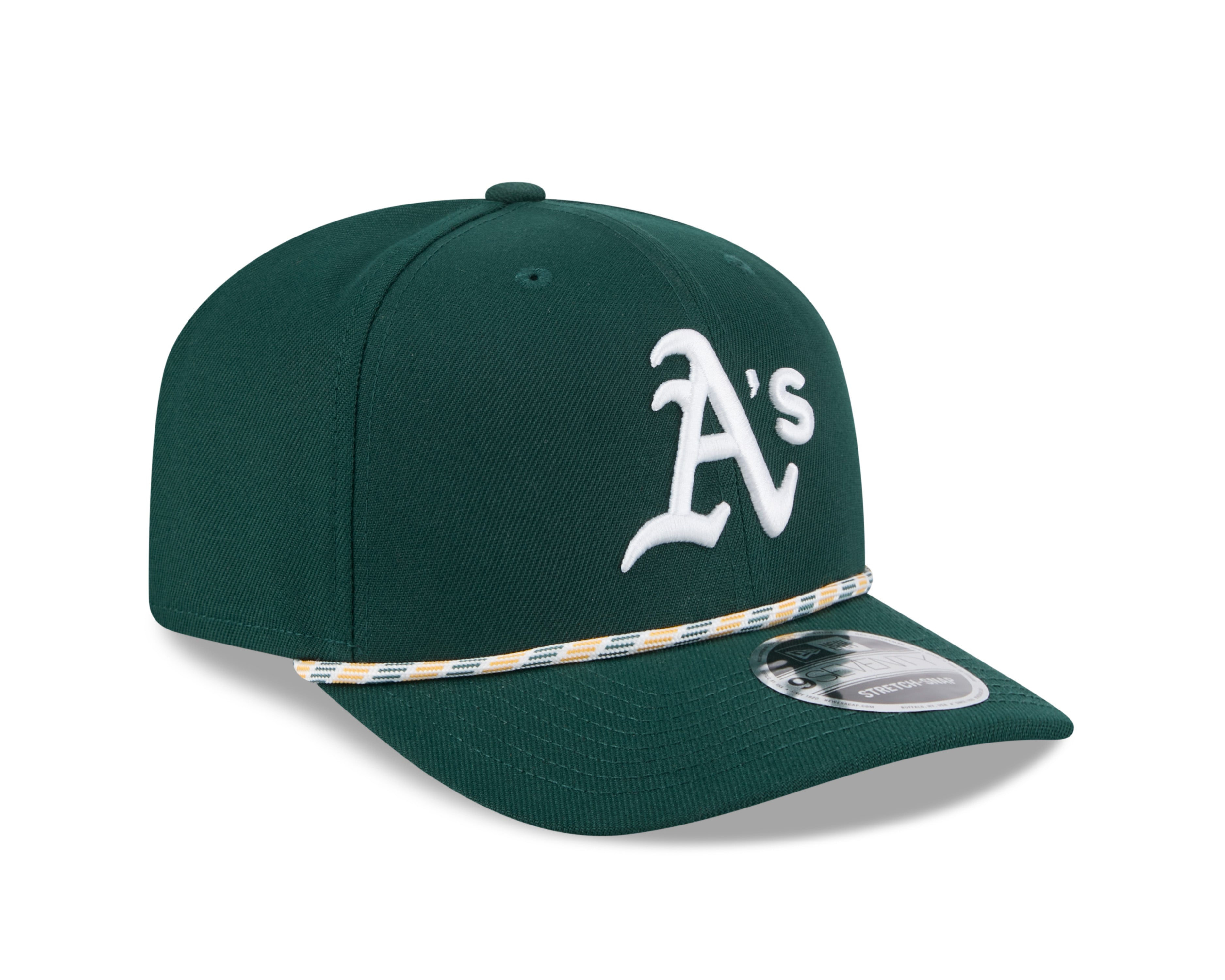 Oakland Athletics MLB New Era Men's Green 9Seventy Multi Rope Snapback