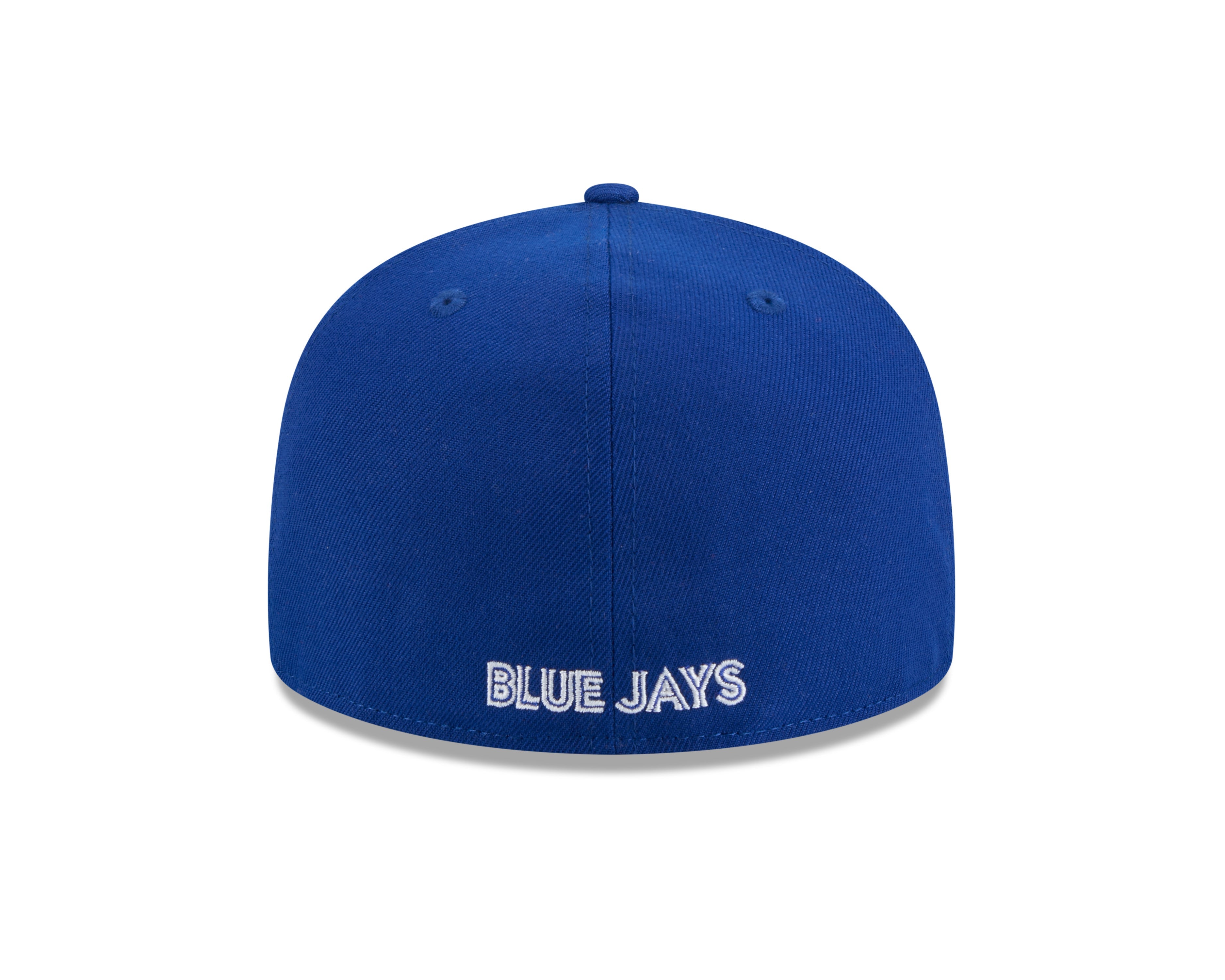 Toronto Blue Jays MLB New Era Men's Royal Blue 59Fifty Overlap Script Fitted Hat